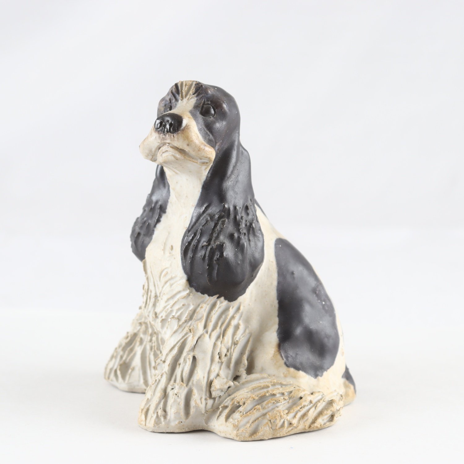Figurin, keramik, Cockerspaniel, JIE