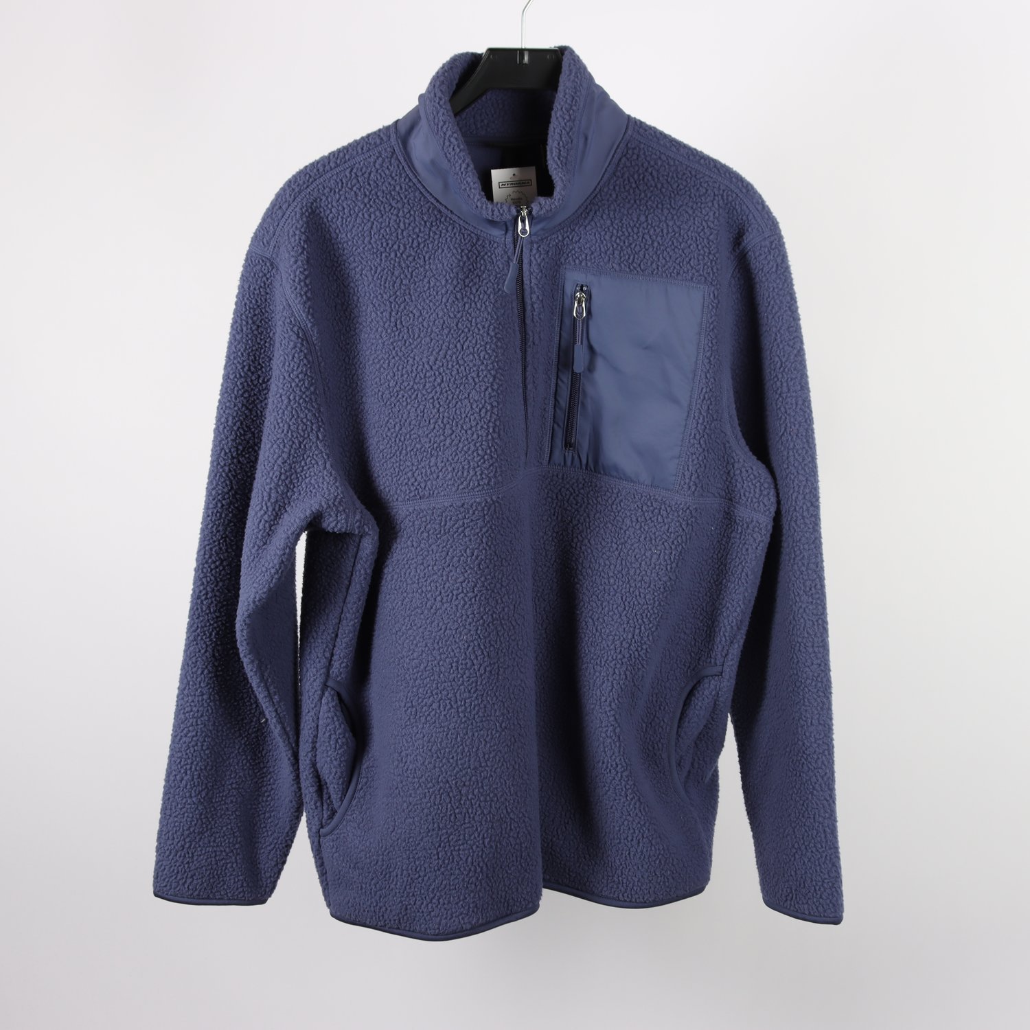 Fleece Tröja, H&M, blålila, stl. L
