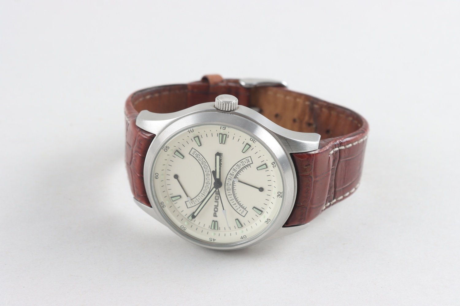 Armbandsur, stål, Police, quartz
