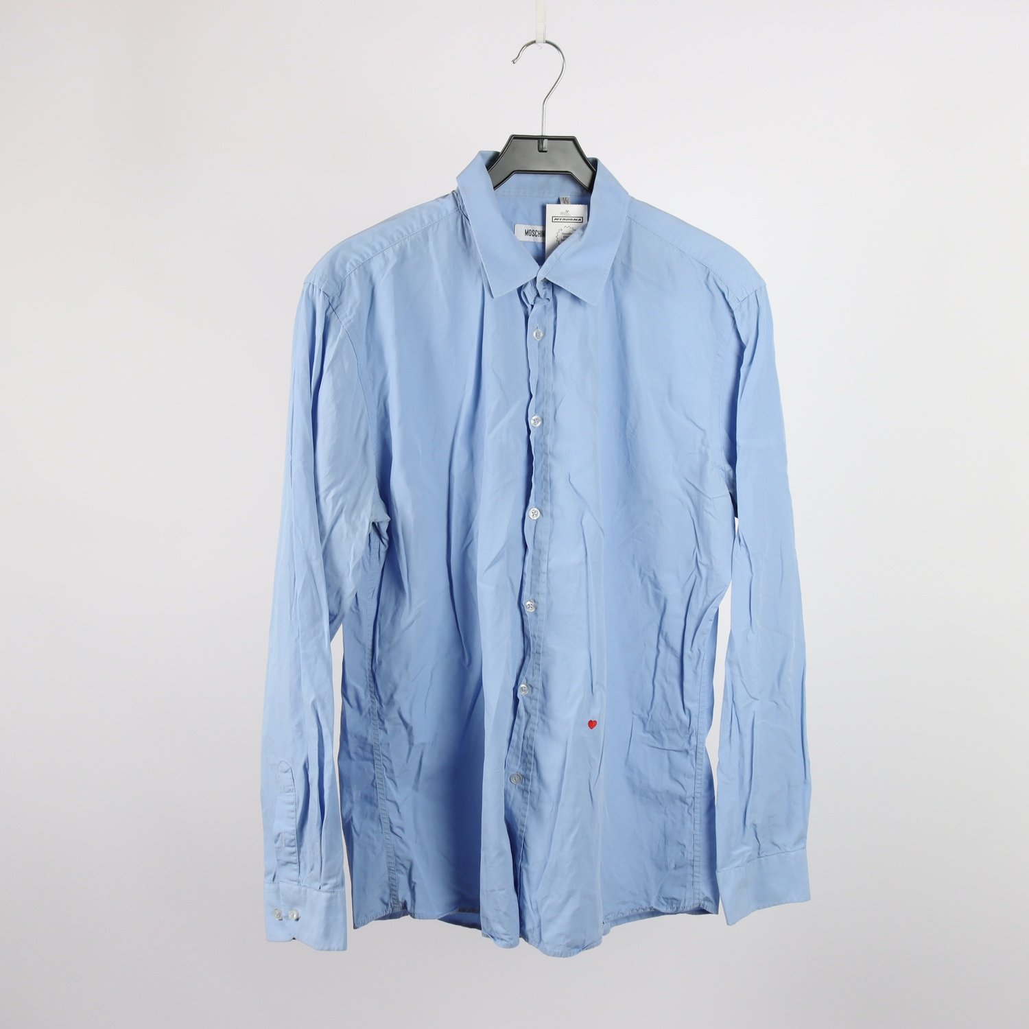Skjorta, Moschino, blå, stl. 17/43 (XL)