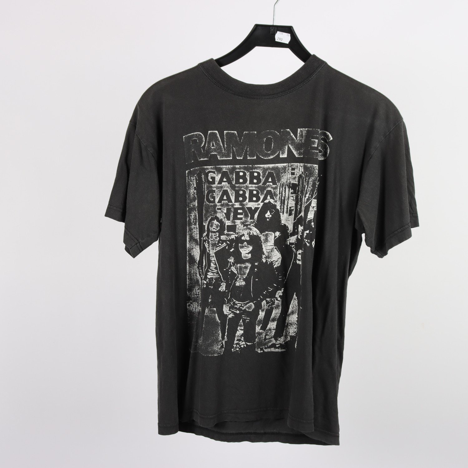 T-shirt, Ramones, grå svart, stl. S