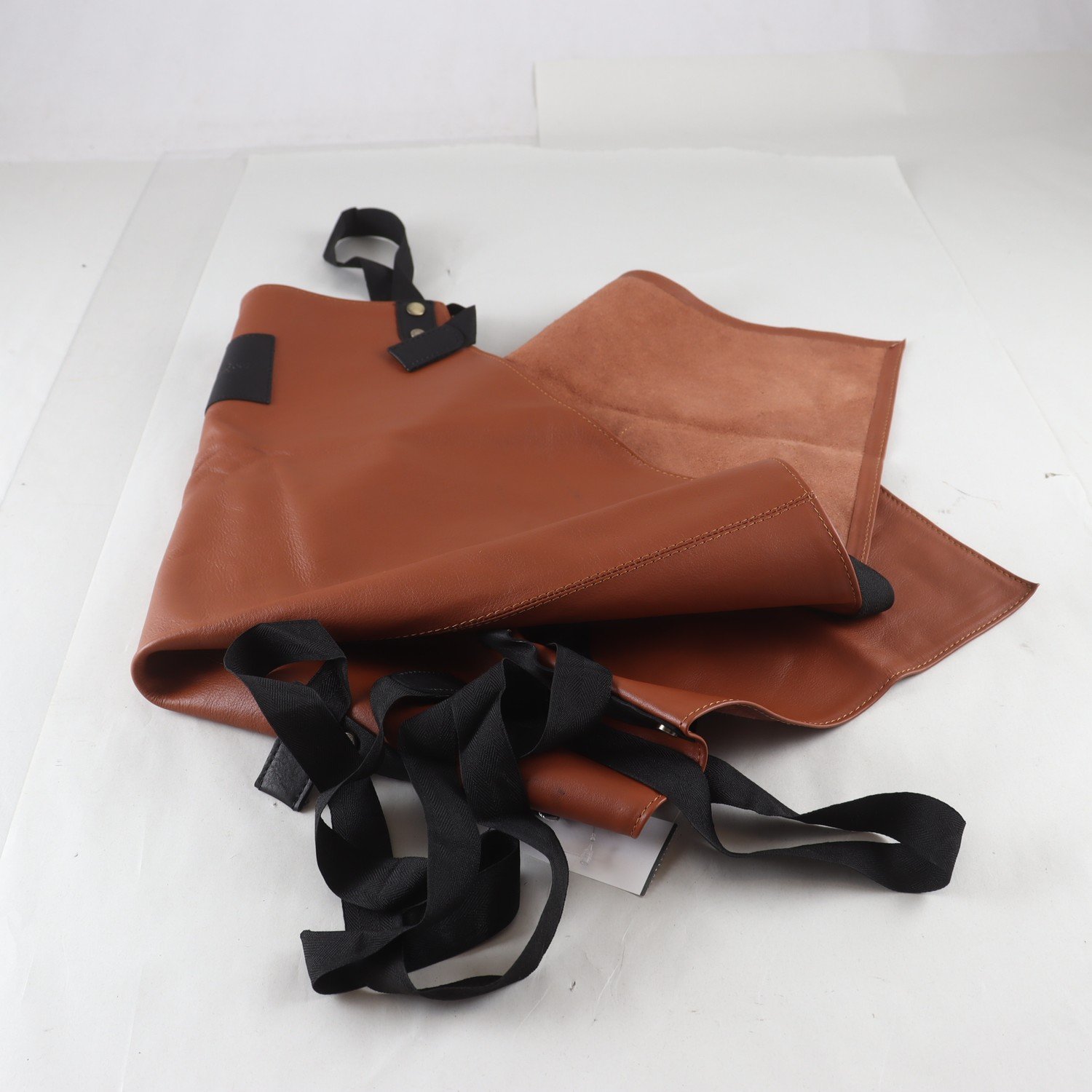 Skinnförkläde, Bon Gout, brun, stl. One Size