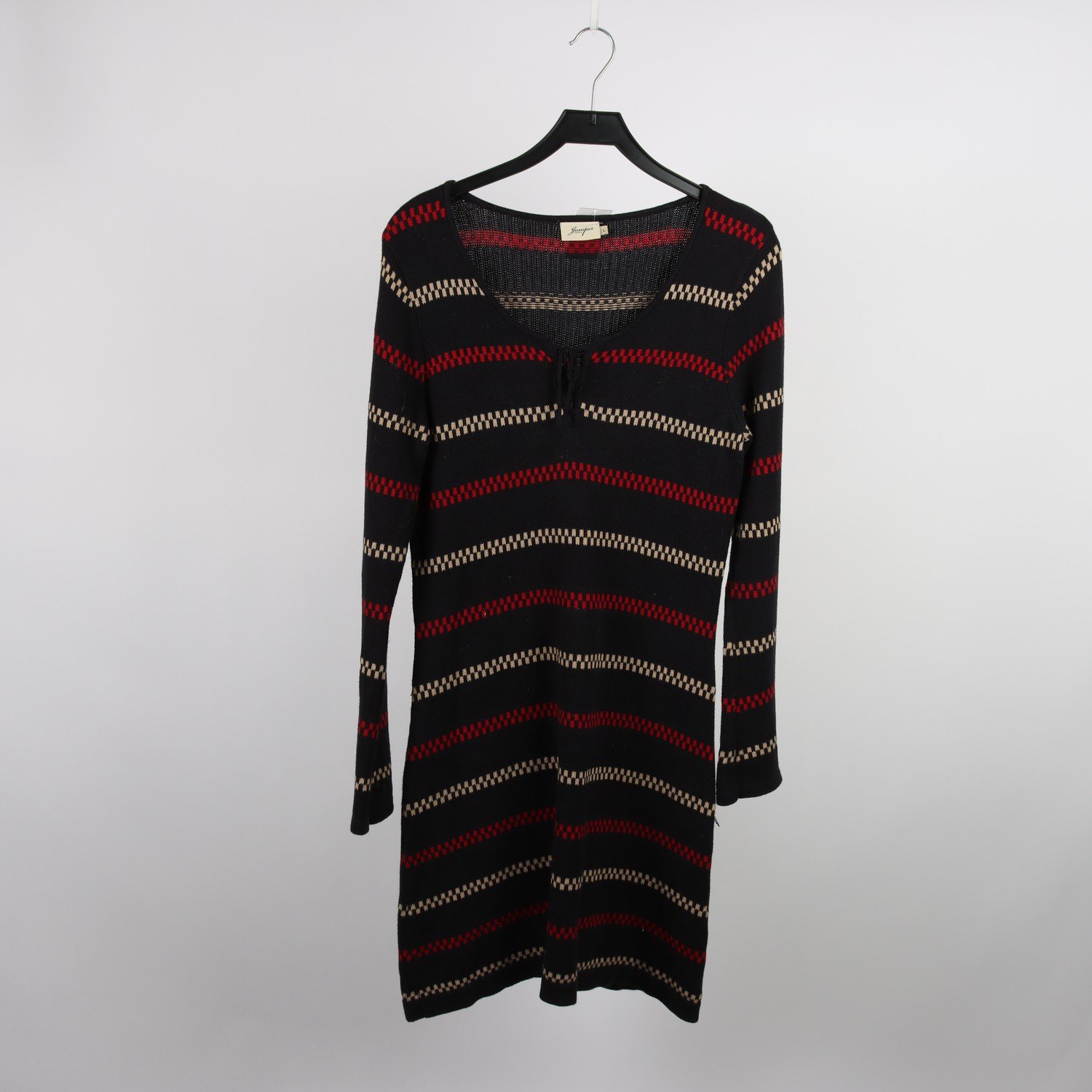 Klänning, Jumperfabriken, blå, vit, röd, stl. L