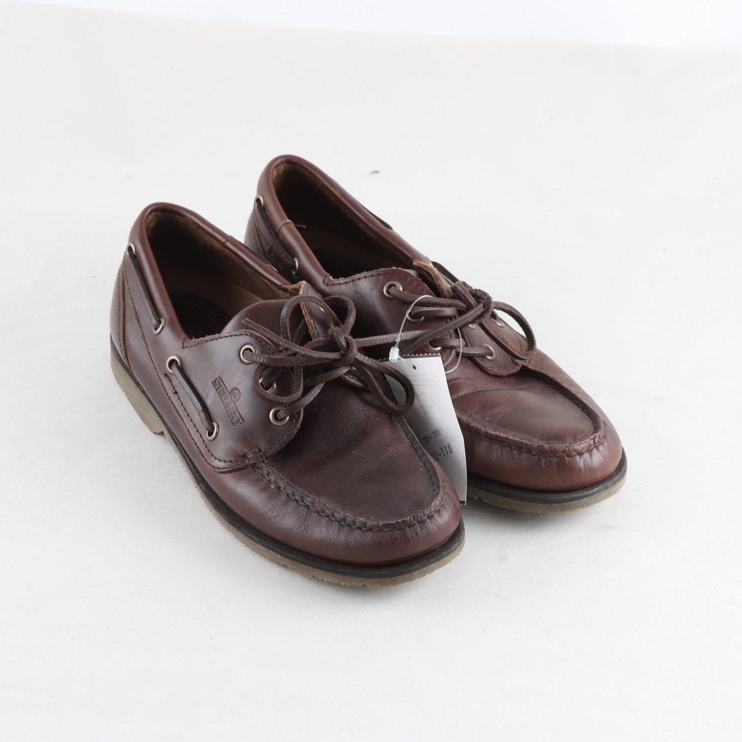 Seglarskor, Sebago, läder, stl. 40