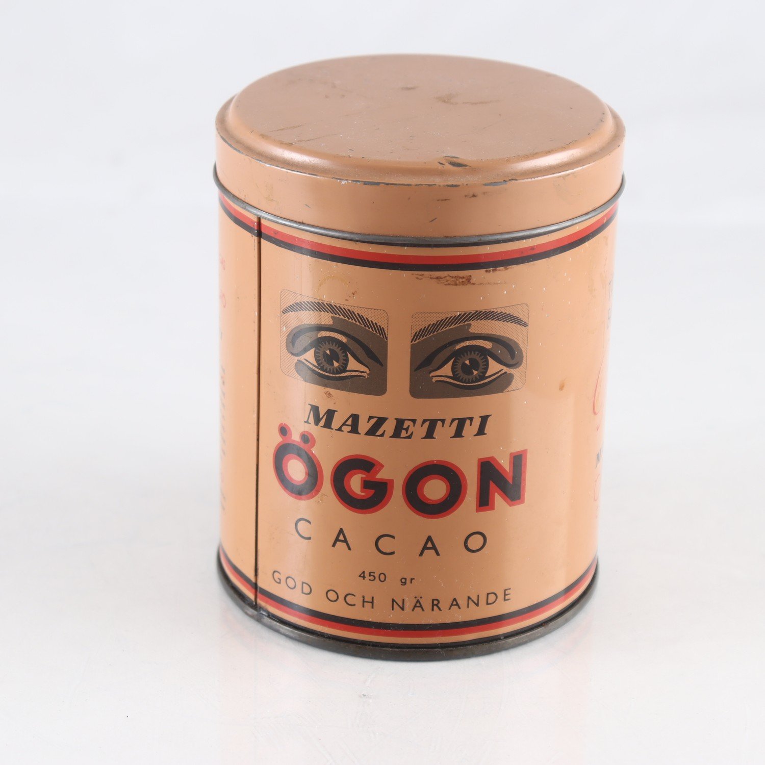 plåtburk, Mazetti ögoncacao
