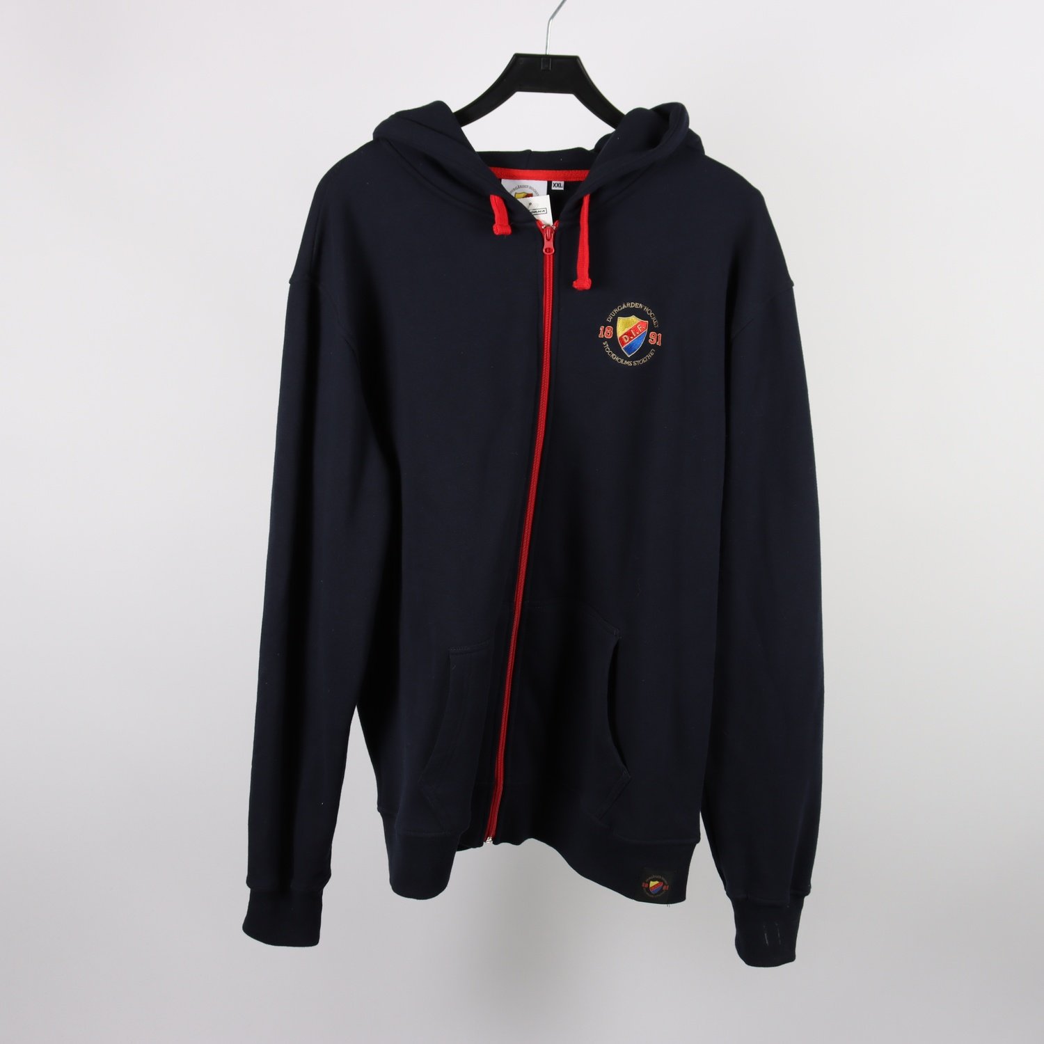 Hoodie, Djurgården Hockey 1891, blå, stl. XXL