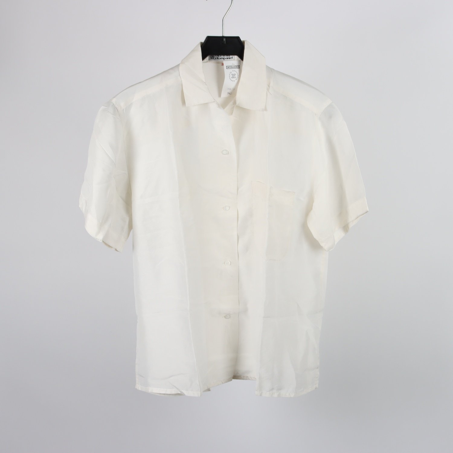 Blus, vintage, NK Nordiska Kompaniet, offwhite, stl. 36
