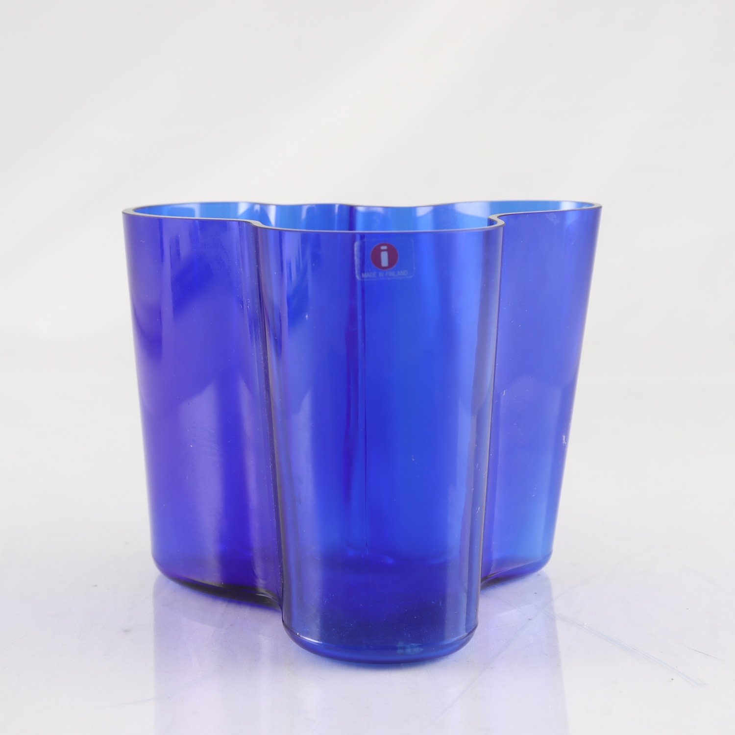 Vas, Savoy, Alvar Aalto, Iittala, stämpelsign. 1994