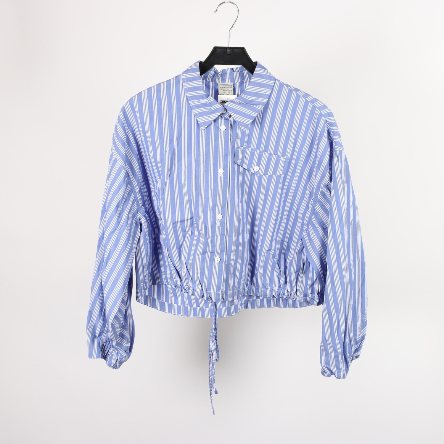 Blus, Baum Und Pferdgarten, blå, vit, randig, stl. 38