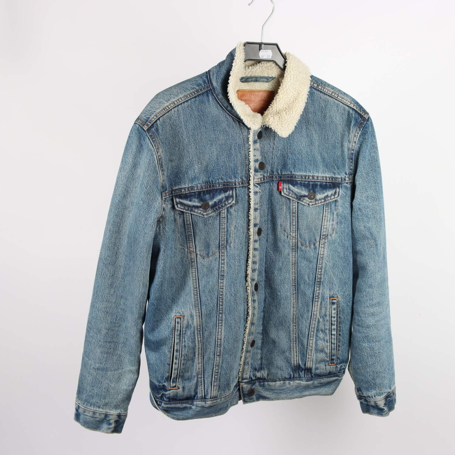Fodrad jeansjacka, Levi’s, stl. L
