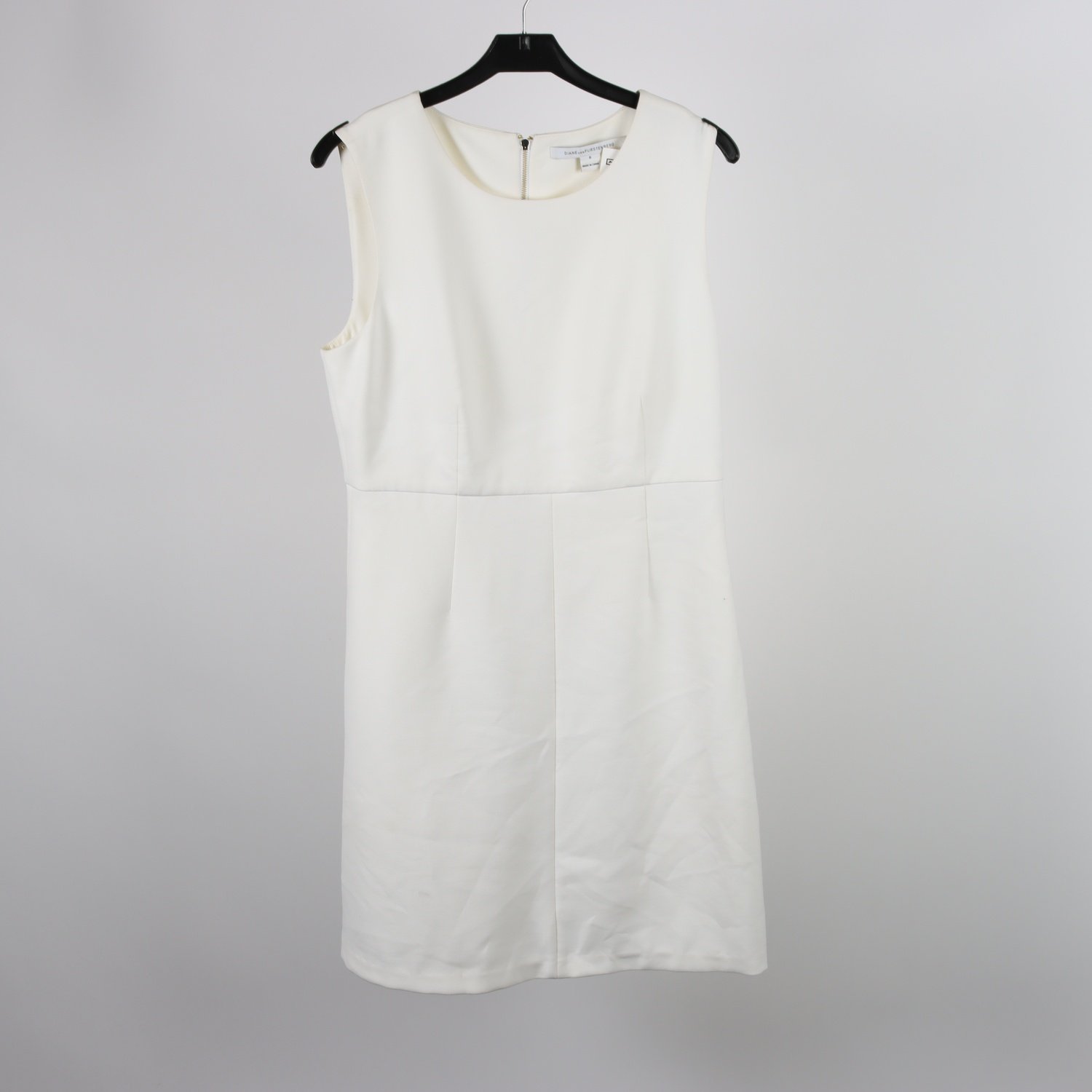 Klänning, Diane von Fuurstenberg, vit, stl. 8 (M)