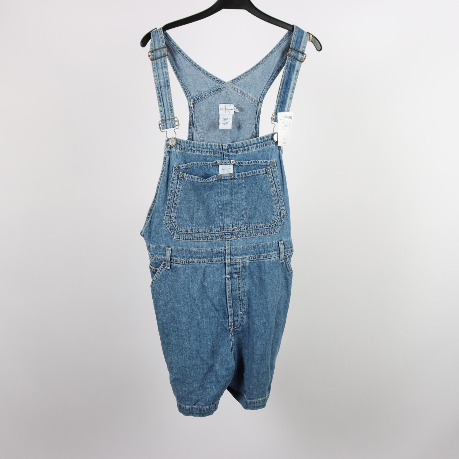 Hängselshorts, Calvin Klein, blå, stl. L