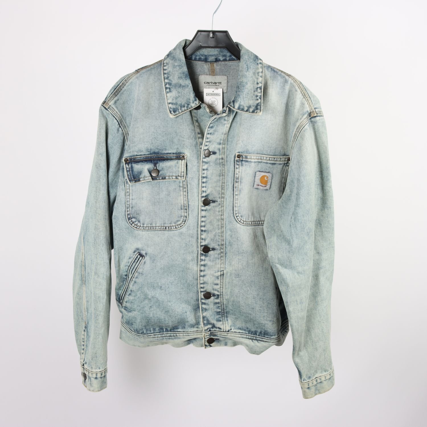 Jeansjacka, Carhartt, blå, stl. M