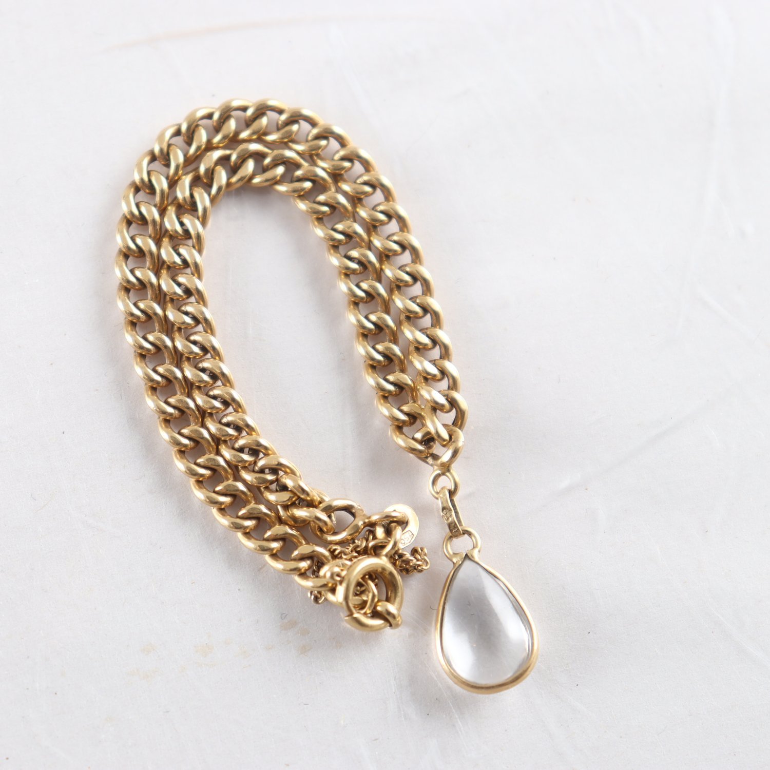 Armband, guld 750/18K, sten.