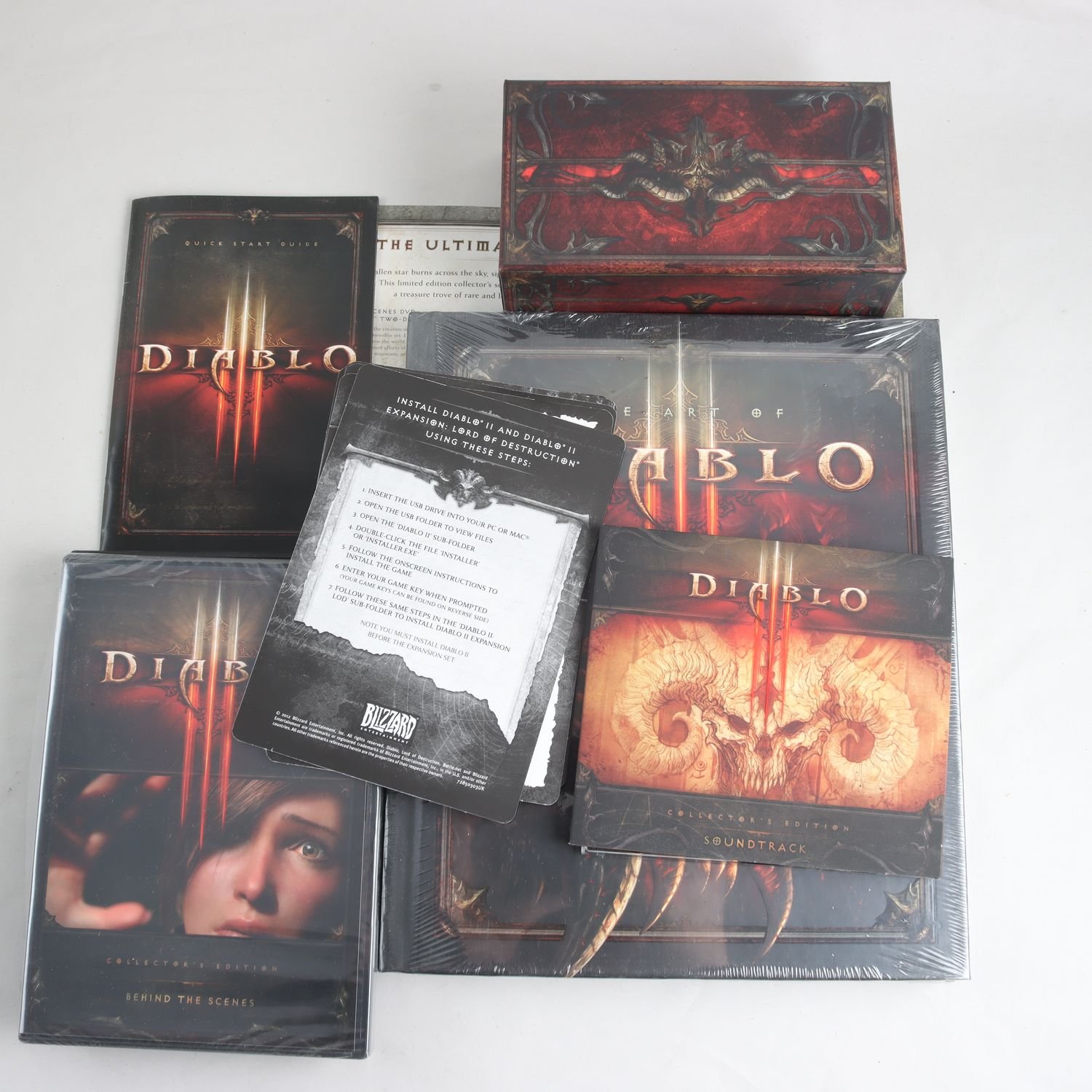 Spel Diablo 3, Collectors edition. Samfraktas ej