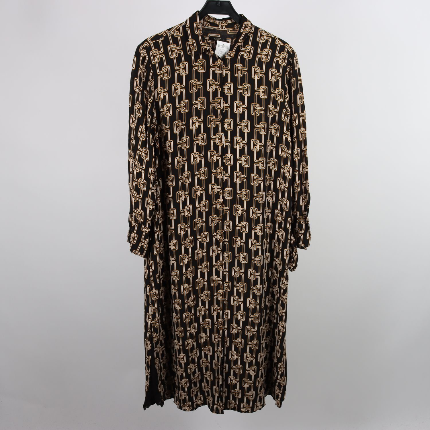 Klänning, Massimo Dutti, mönstrad, stl. 40