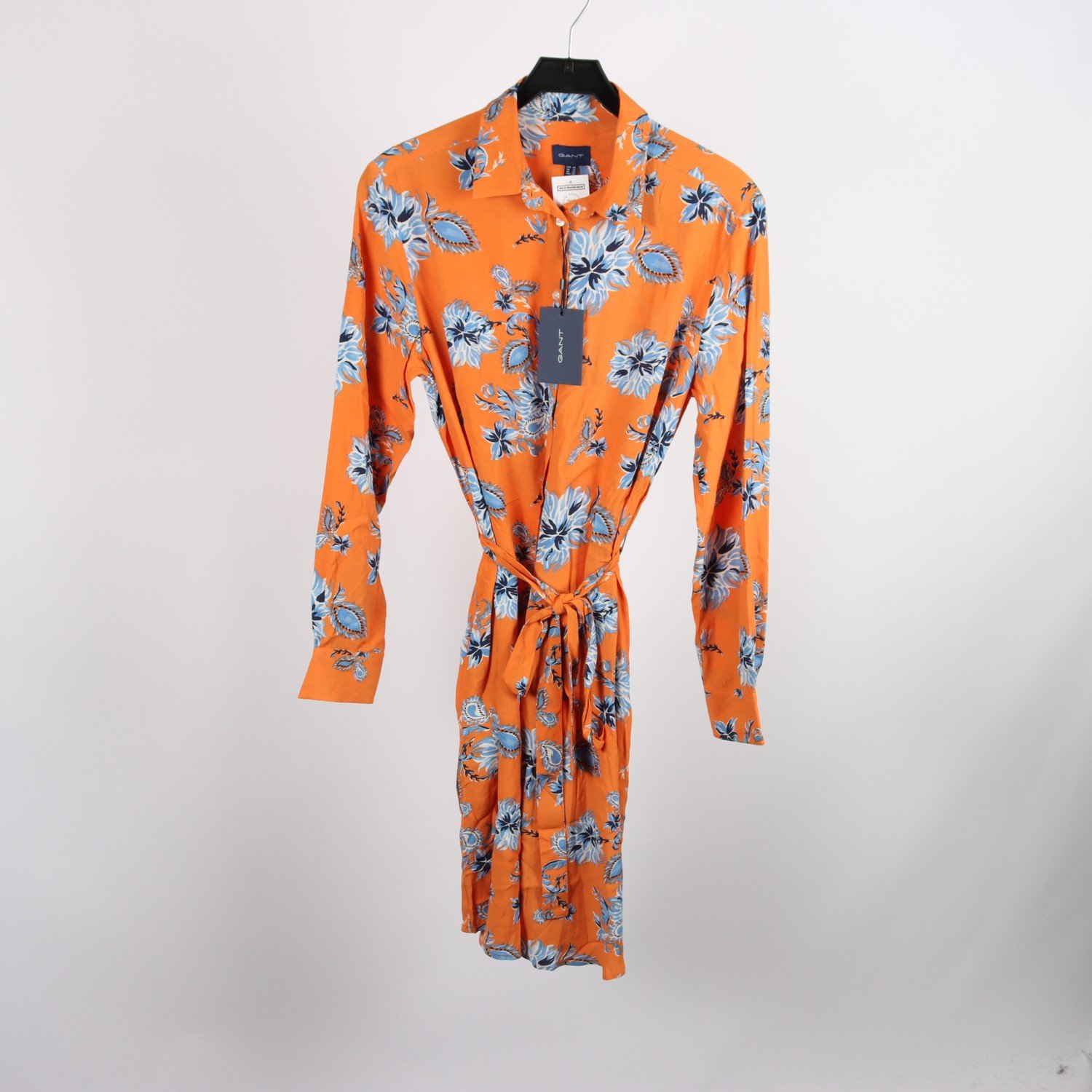 Klänning, Gant, orange, blå, stl. 40