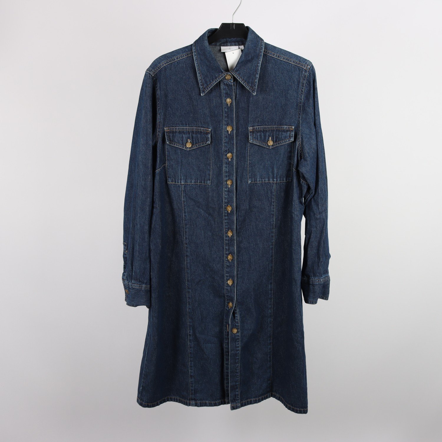 Jeansklänning, Åhlèns, blå, stl. 42/44