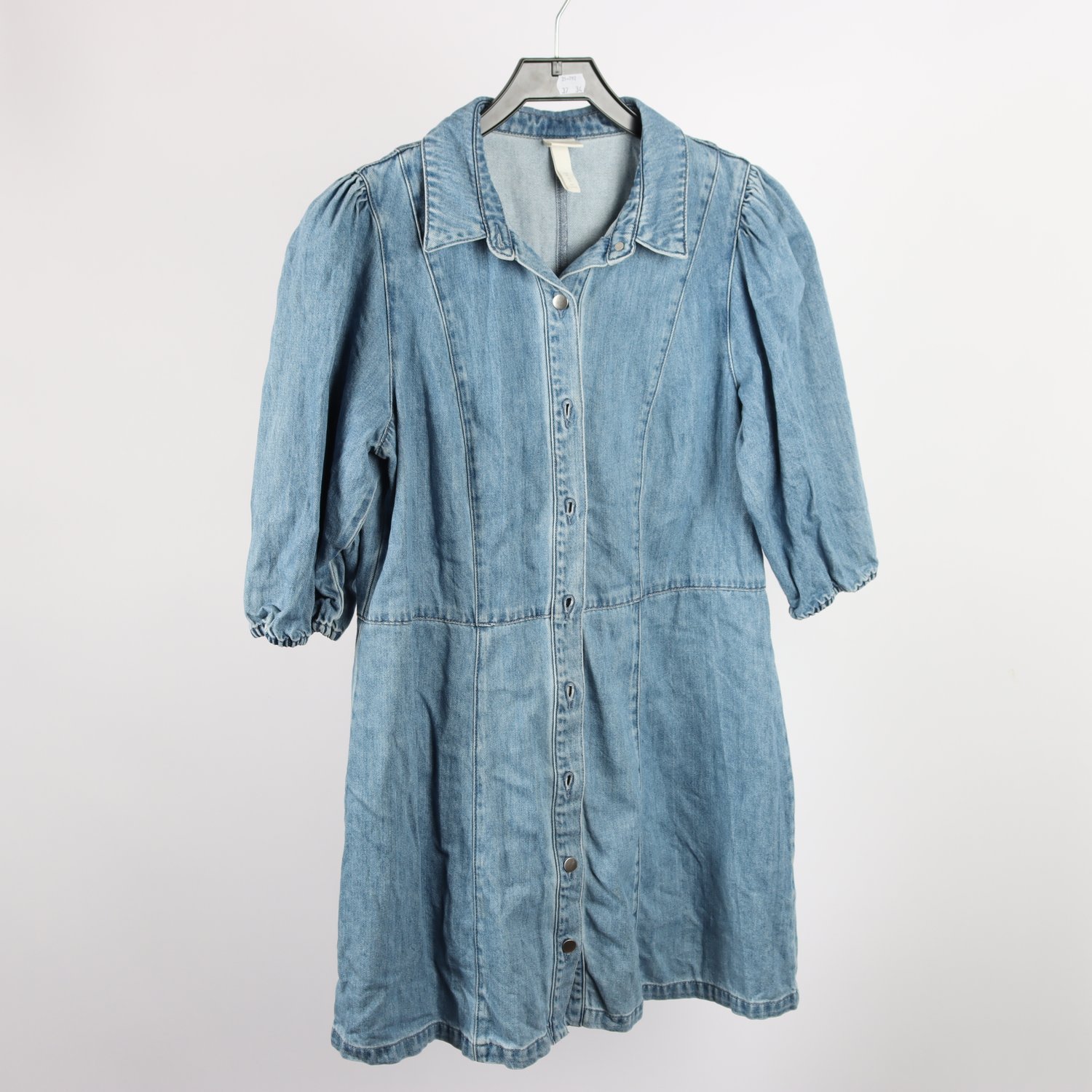 Jeansklänning, H&M, stl. 42