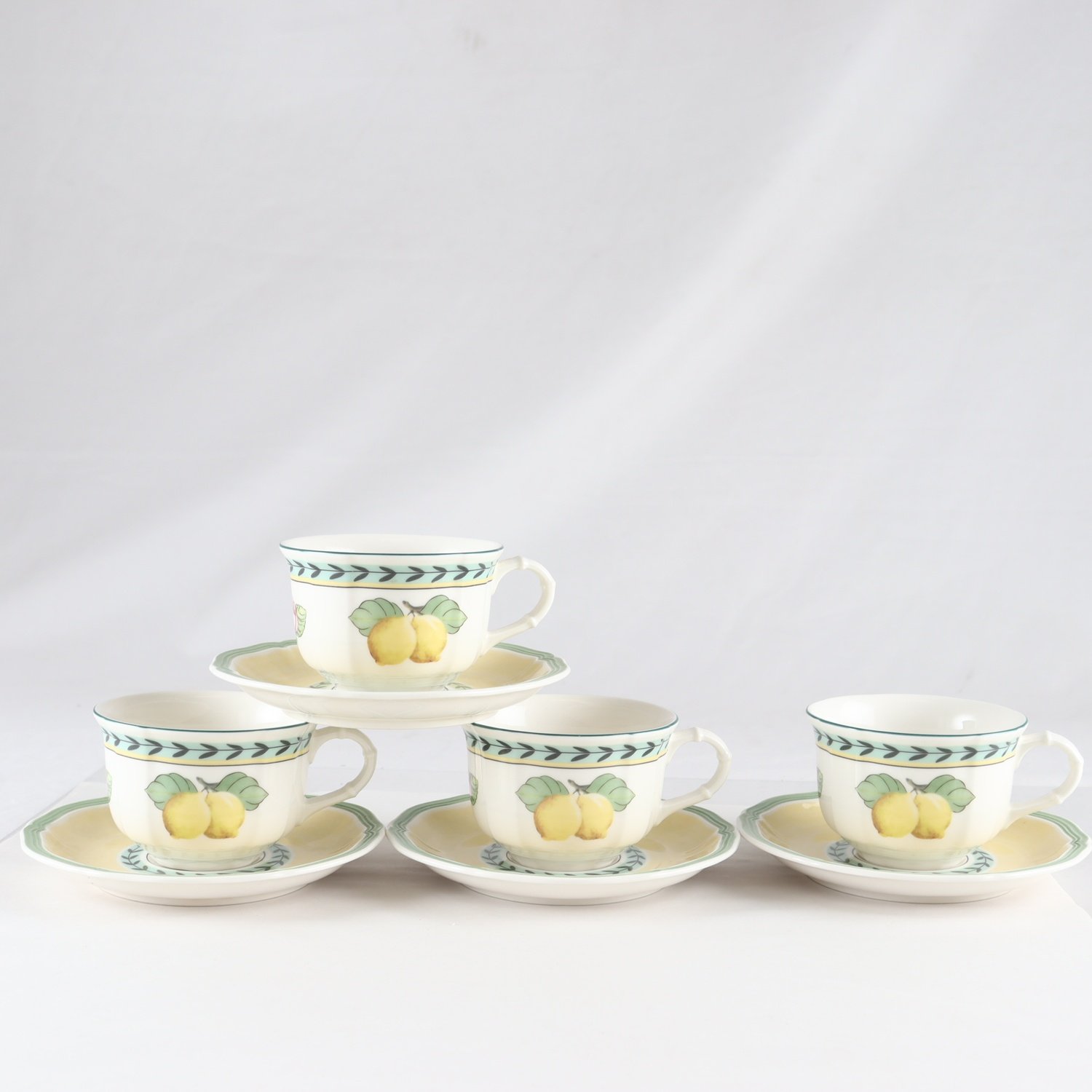 Kaffekoppar med fat, French Garden, Villeroy & Boch, 8 del