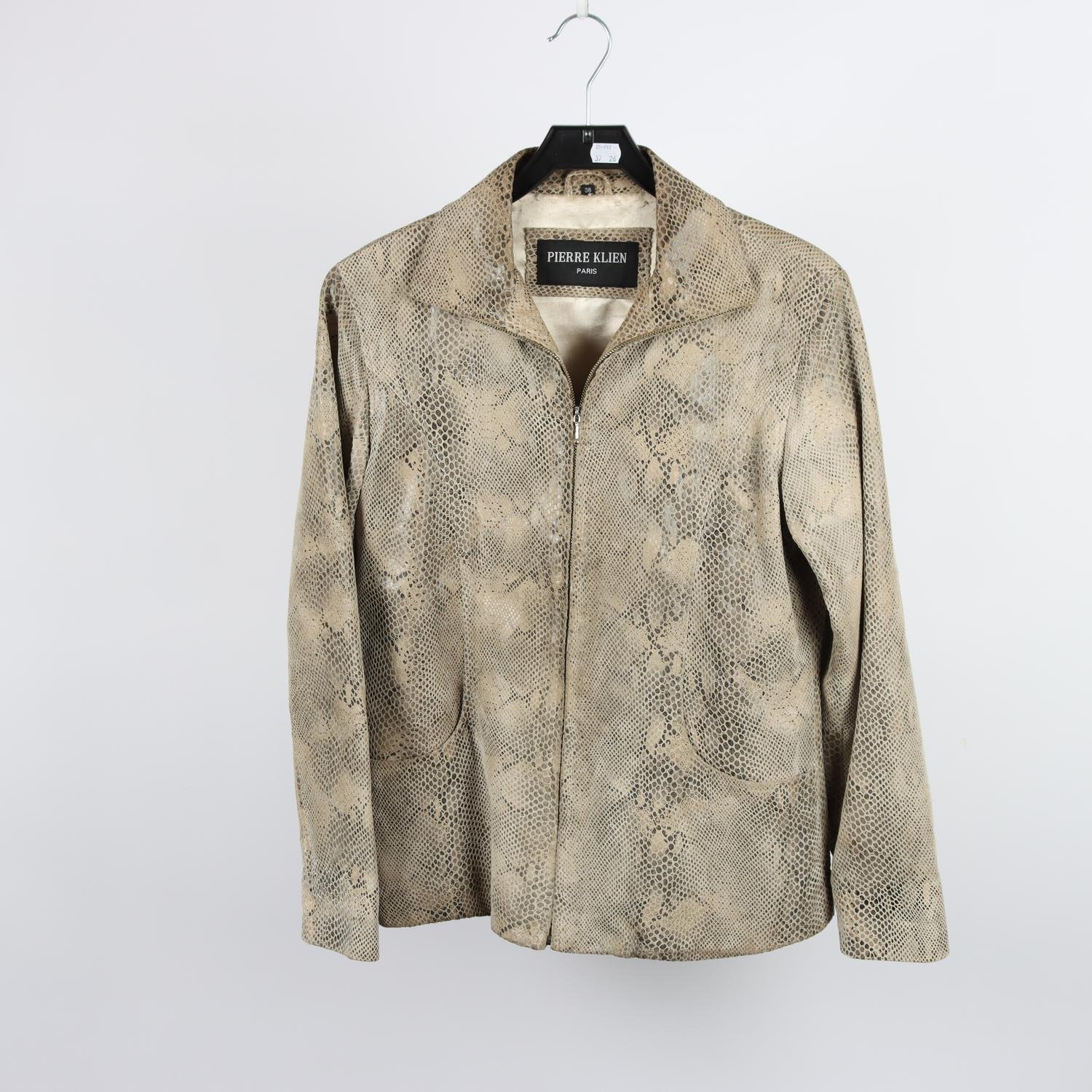 Skinnjacka, Pierre Klien, vintage, stl. 38
