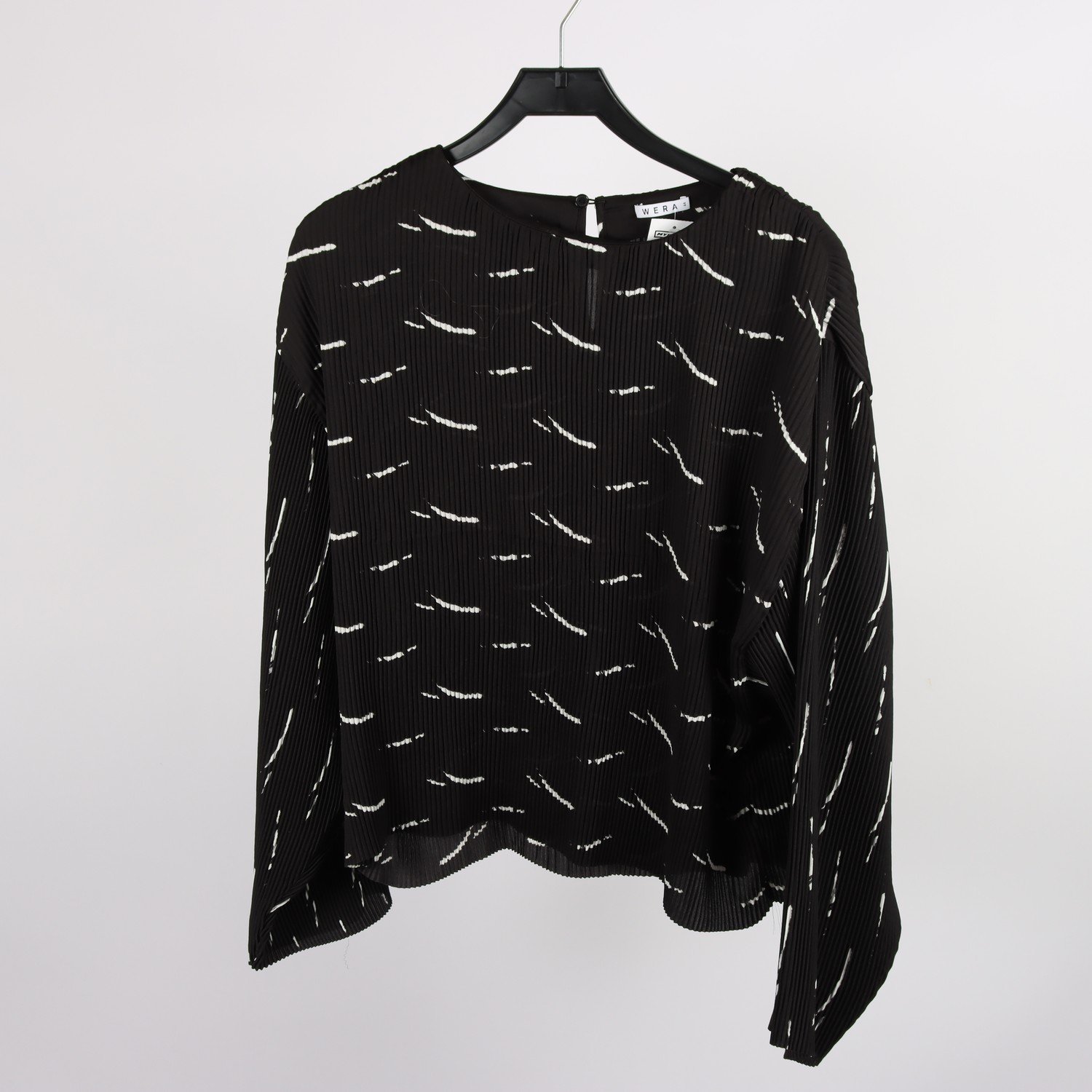 Blus, Wera, svart, vit, stl. 44