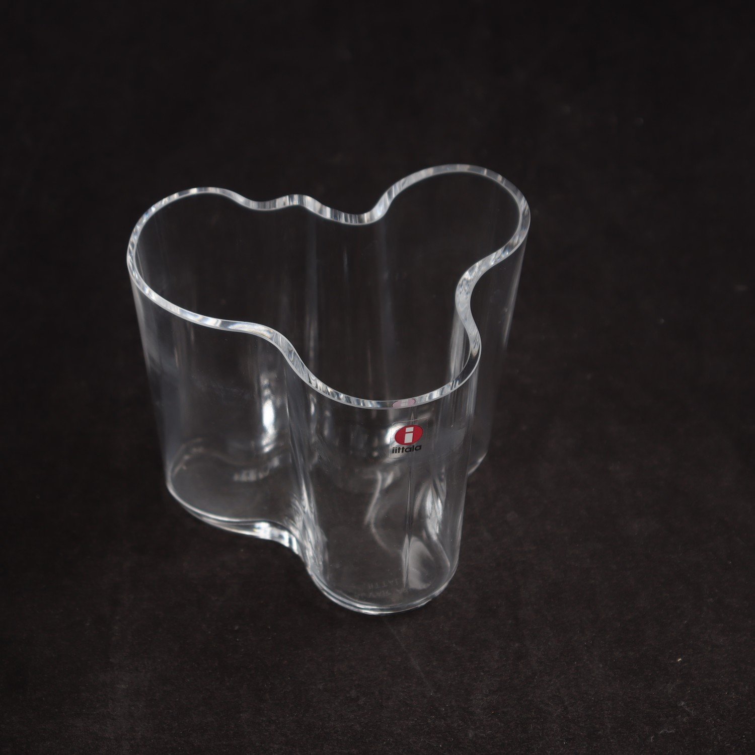 Vas, Savoy, Alvar Aalto, Iittala, stämpelsign.