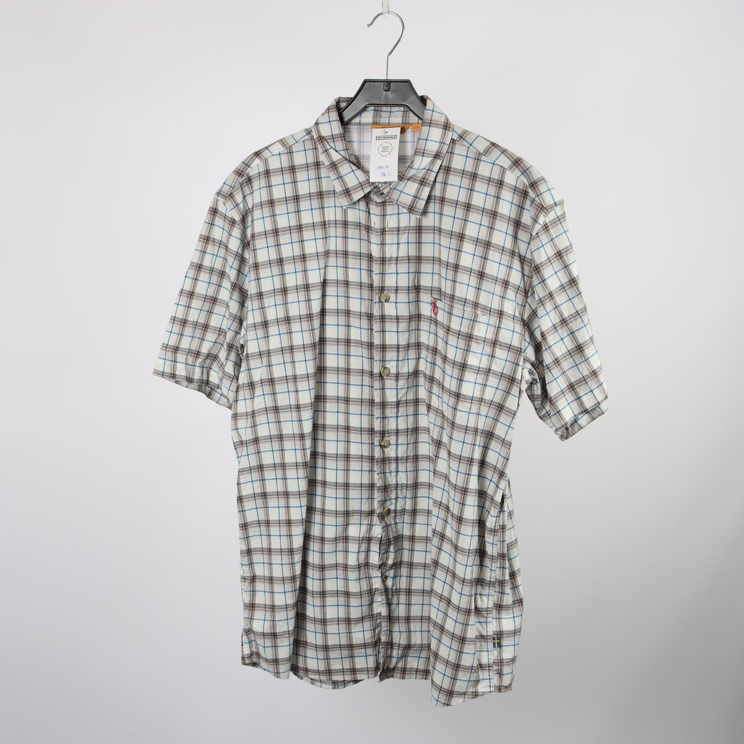 Skjorta, Fjällräven, rutig, stl. XXL