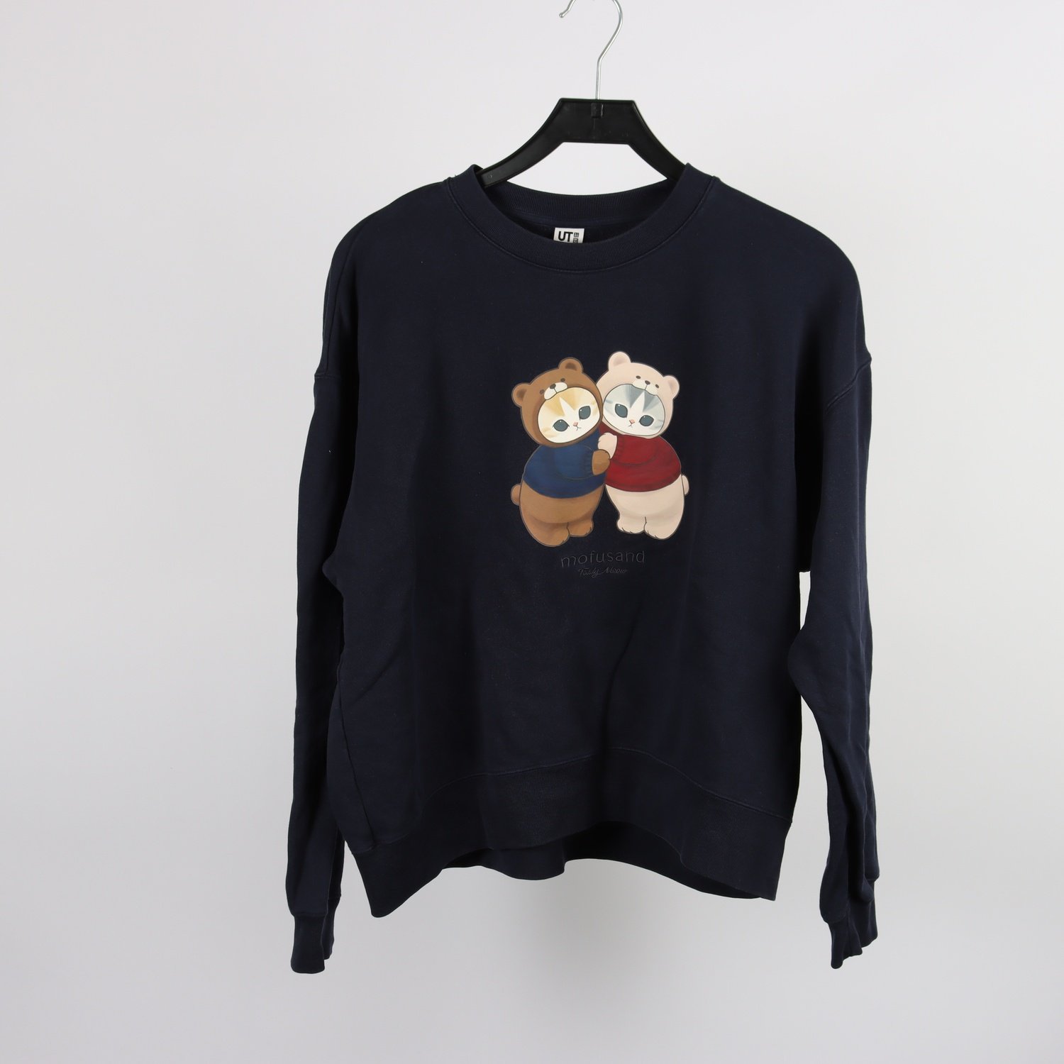 Sweatshirt, Uniqlo Mofusand, blå, stl. S
