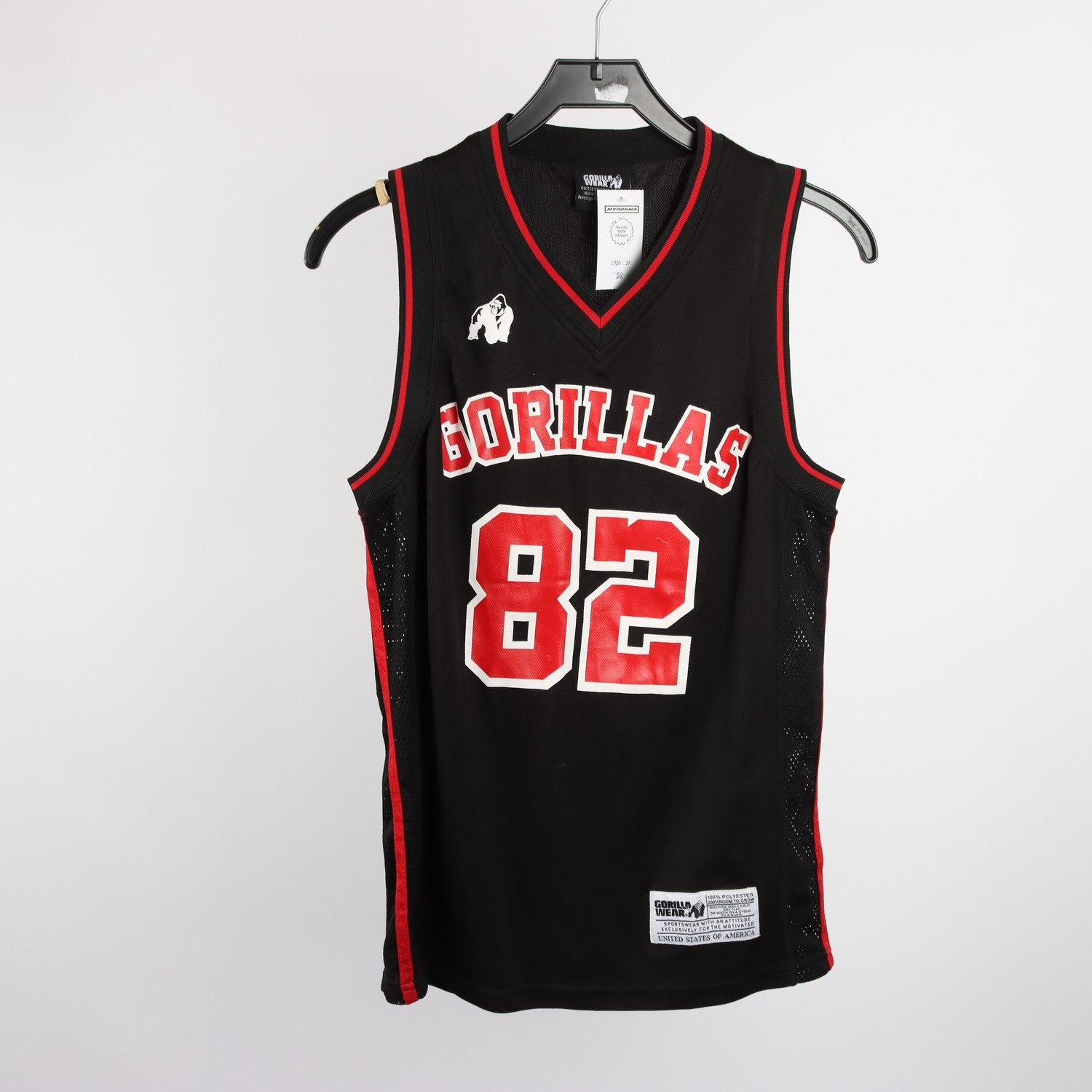 Sportlinne, Gorilla Wear, svart, stl. S