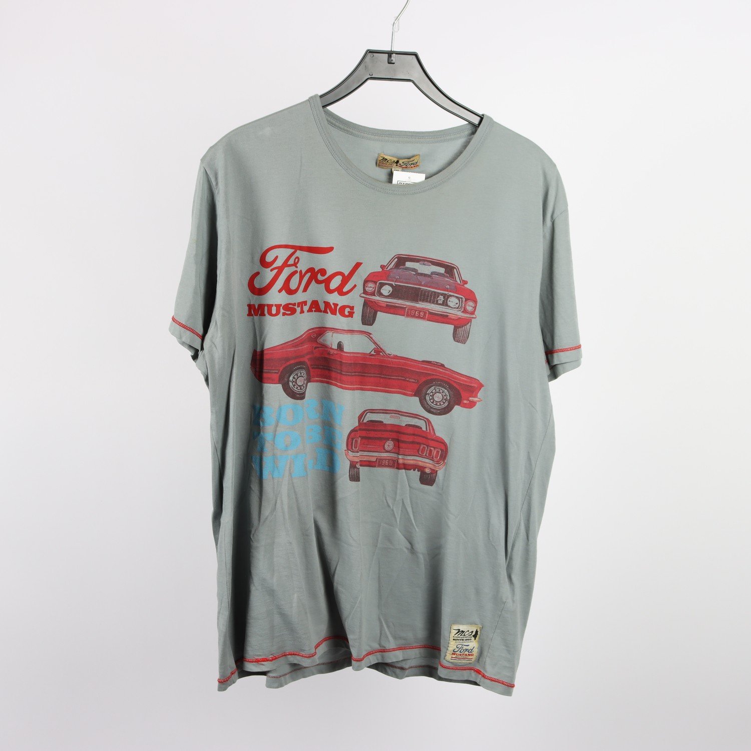 T-shirt, Ford Mustang, mönstrad, stl. XXL