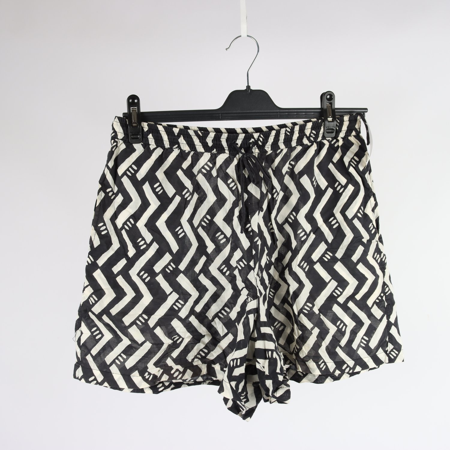 Shorts, Gudrun Sjödén, svart, vit, stl. M.