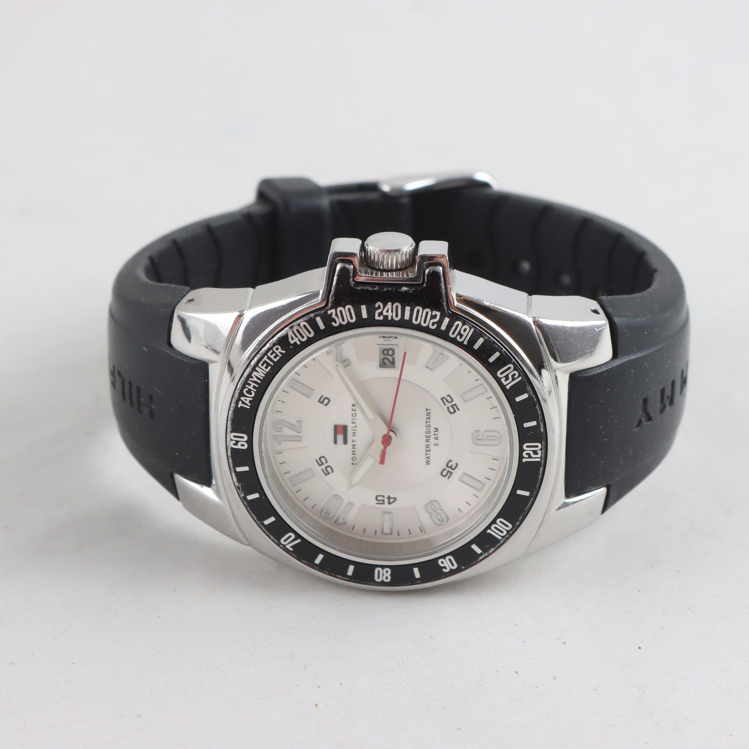 Armbandsur, stål, gummi, Tommy Hilfiger, Riverside, quartz