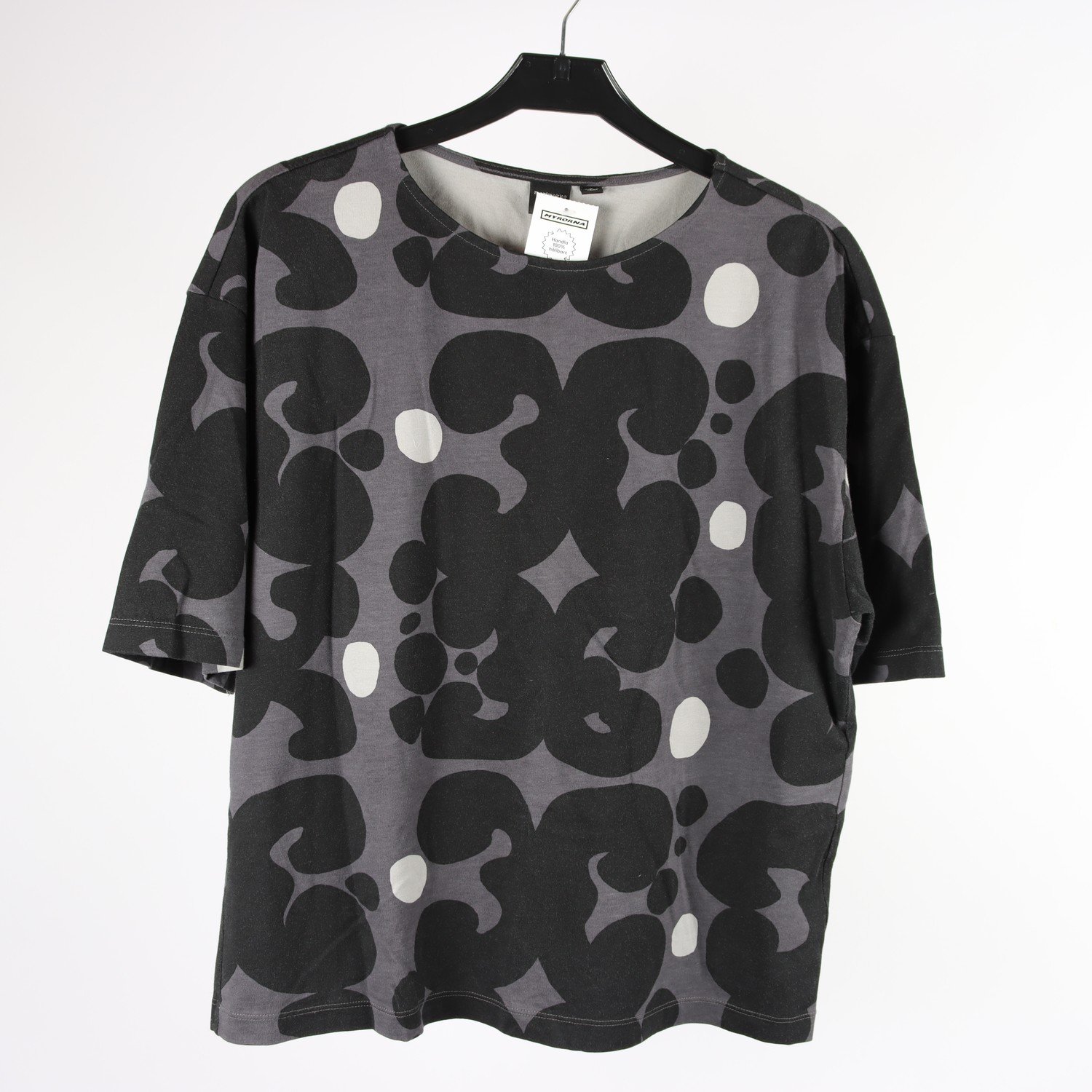 Tröja, Marimekko x Uniqlo, grå, svart, stl. S.