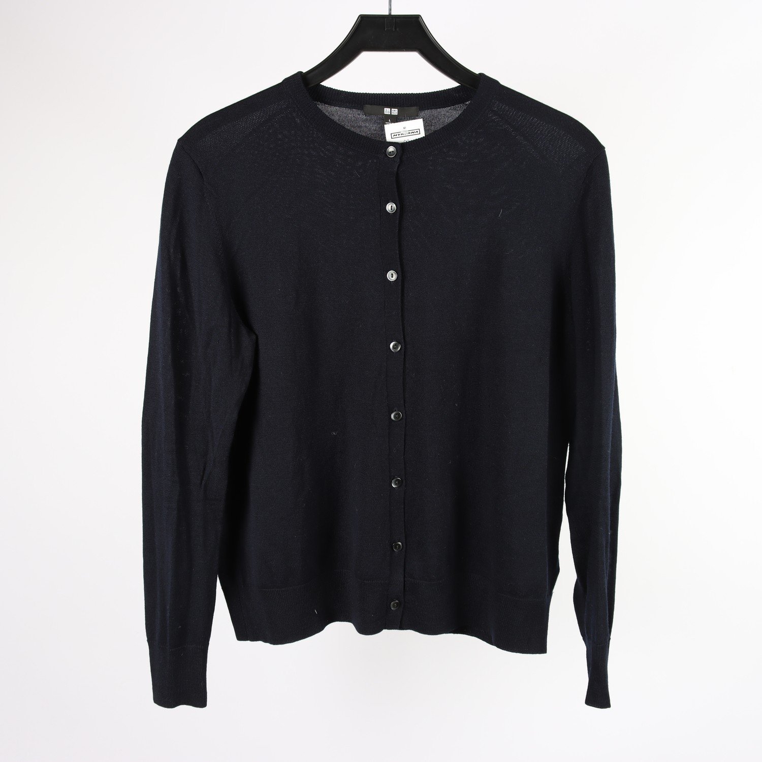 Kofta, Uniqlo, blå, ull, stl. L.