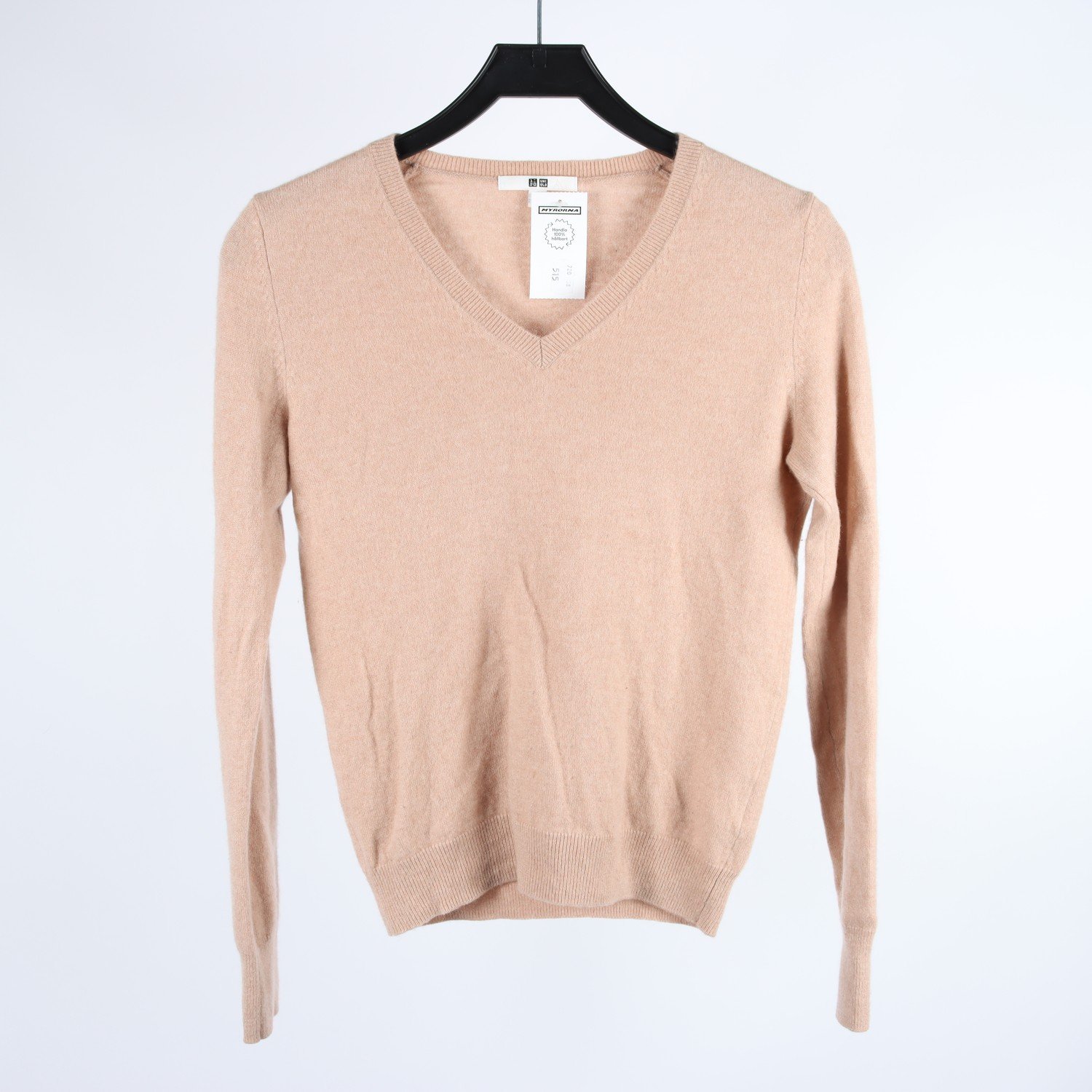 Tröja, Uniqlo, beige, cashmere, stl. S.