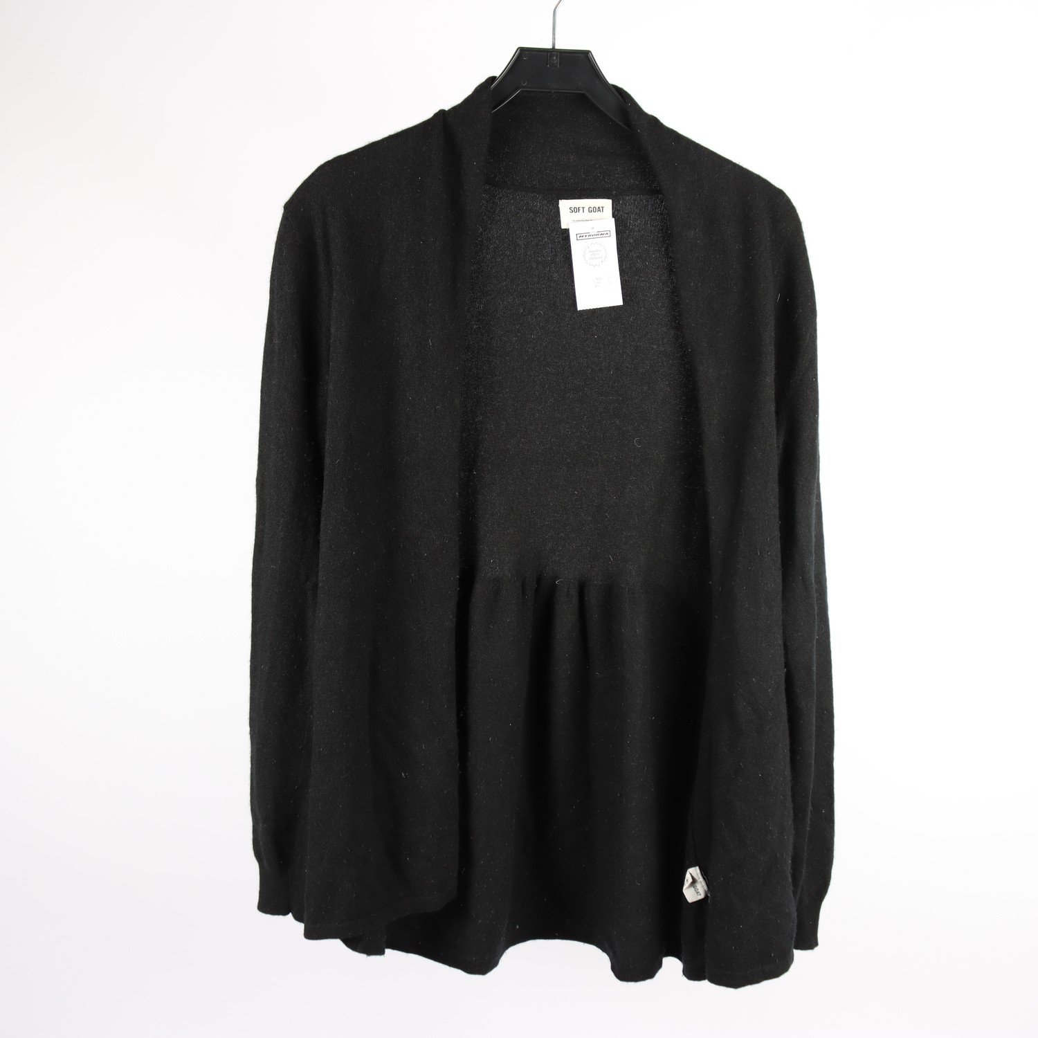 Kofta, Soft Goat, svart, cashmere, stl. L.