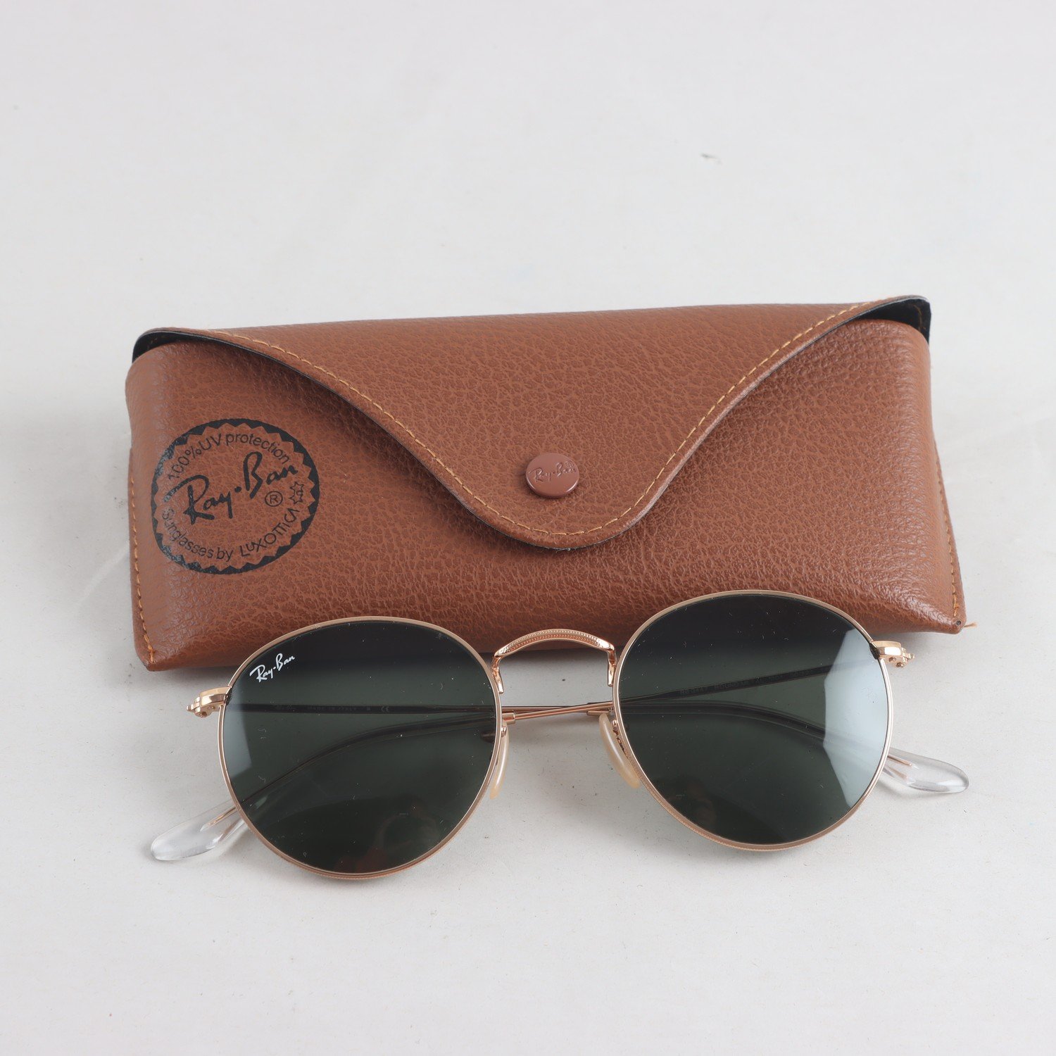 Solglasögon, metall, Ray Ban Round Metal
