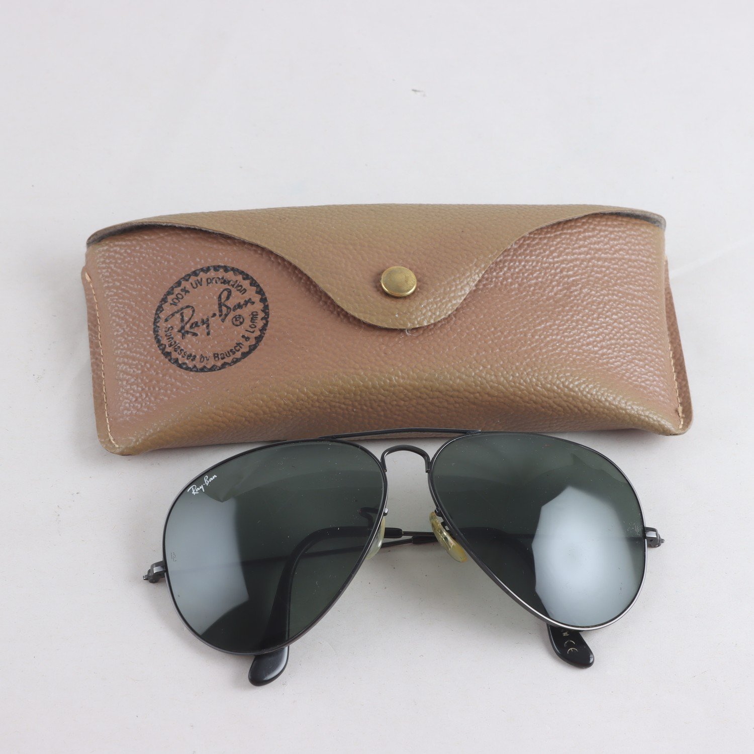 Solglasögon, metall, Ray Ban Aviator, vintage
