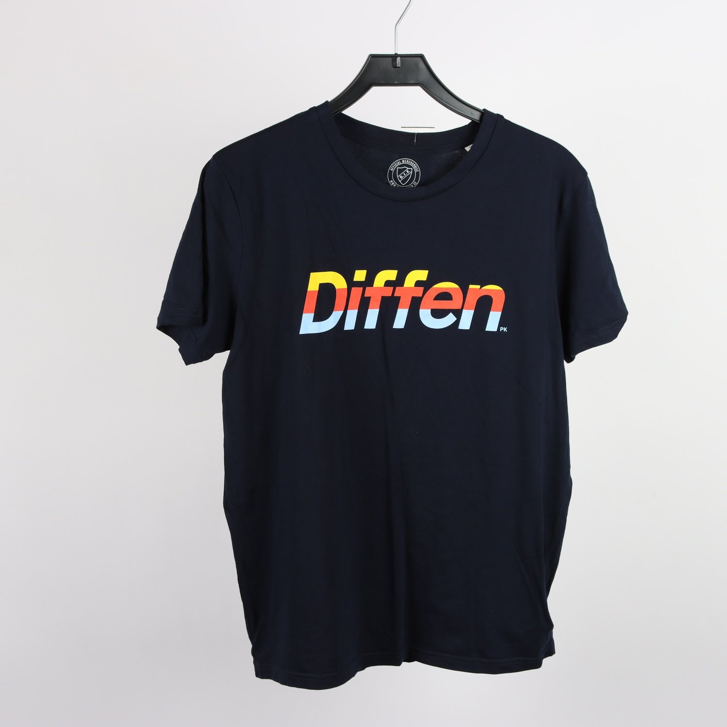 T-shirt, D.I.F., blå, stl. M