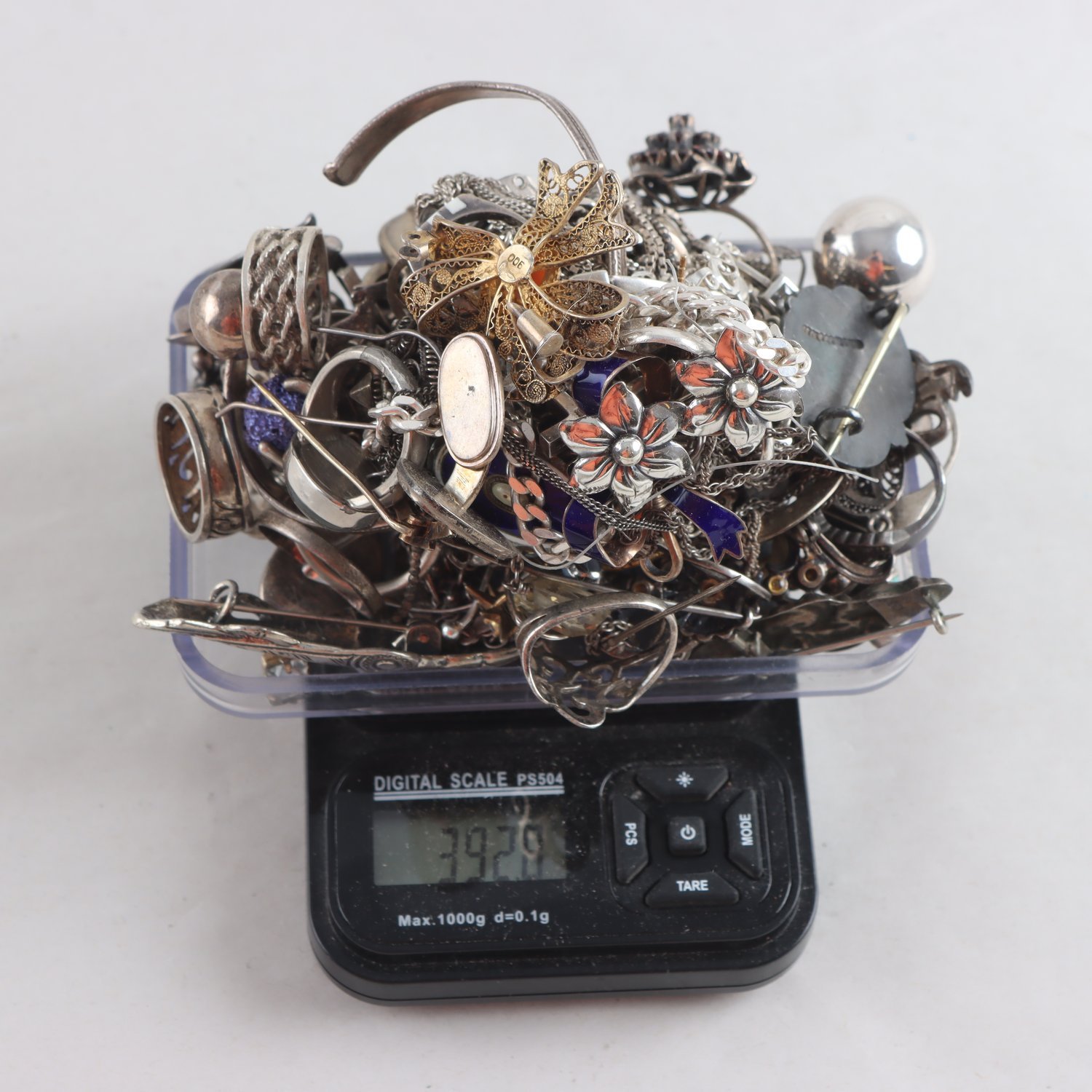 Skrotsilver, brv: 392,8g