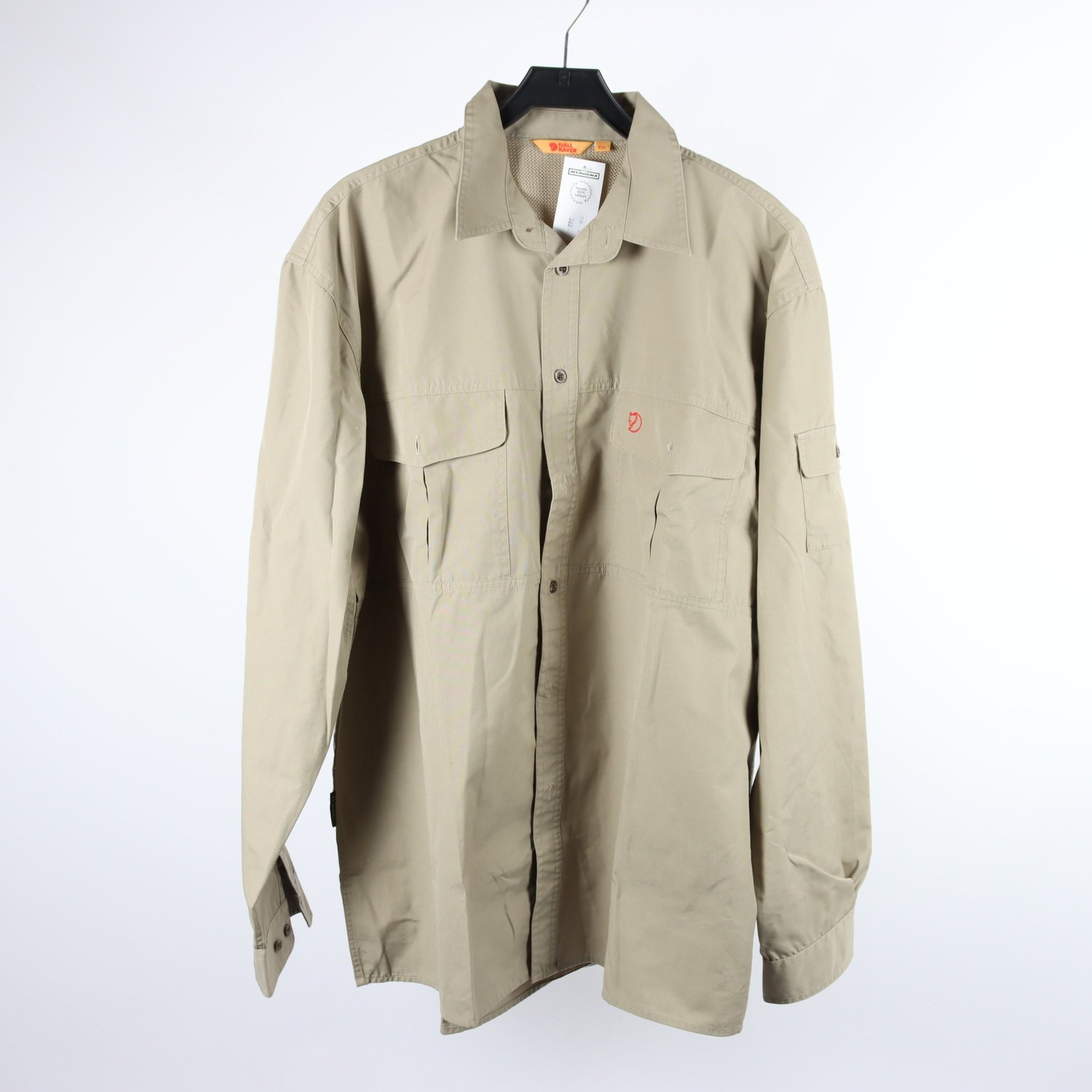 Skjorta, Fjällräven, beige, grön, stl. XXL