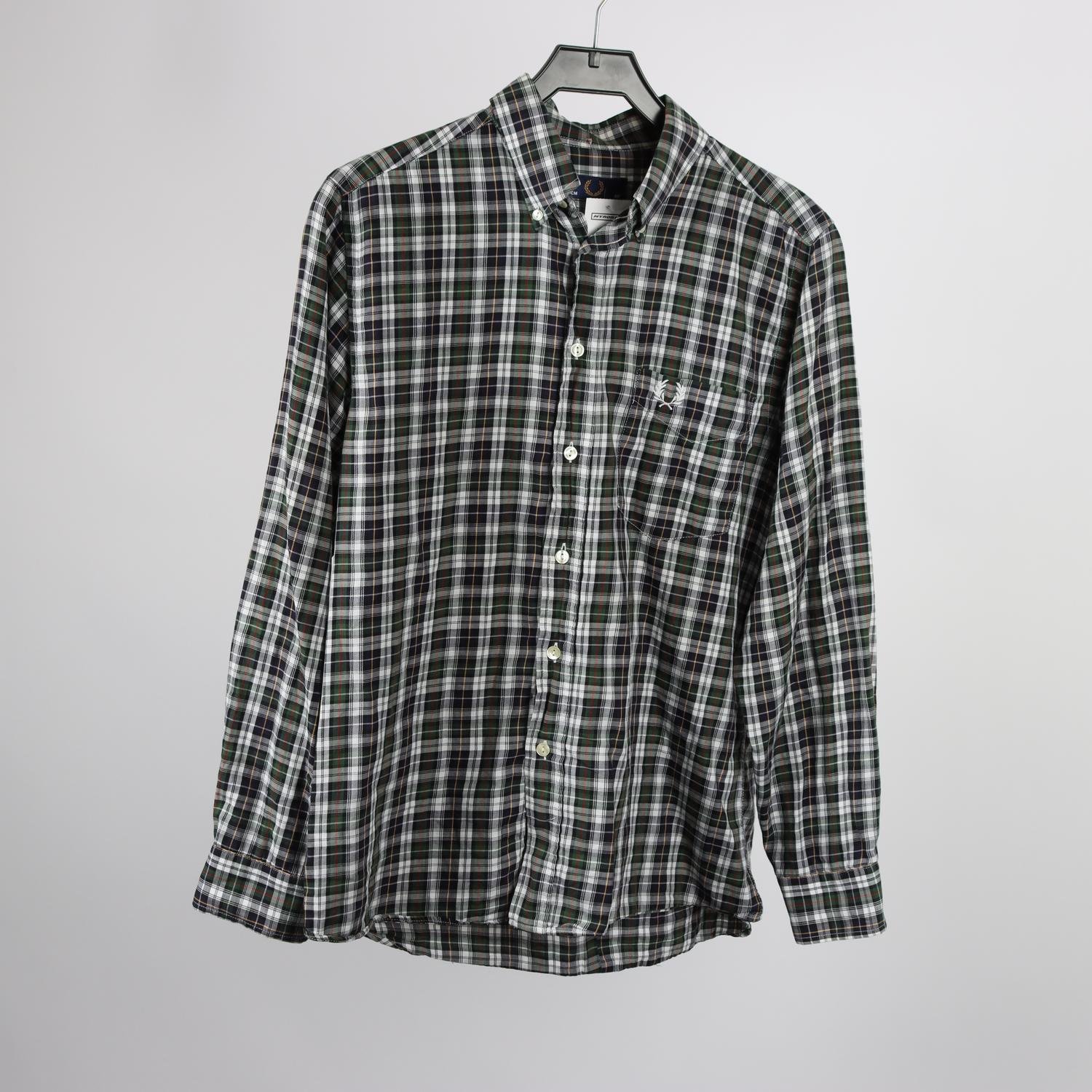 Skjorta, Fred Perry, rutig, stl. 40 (M)