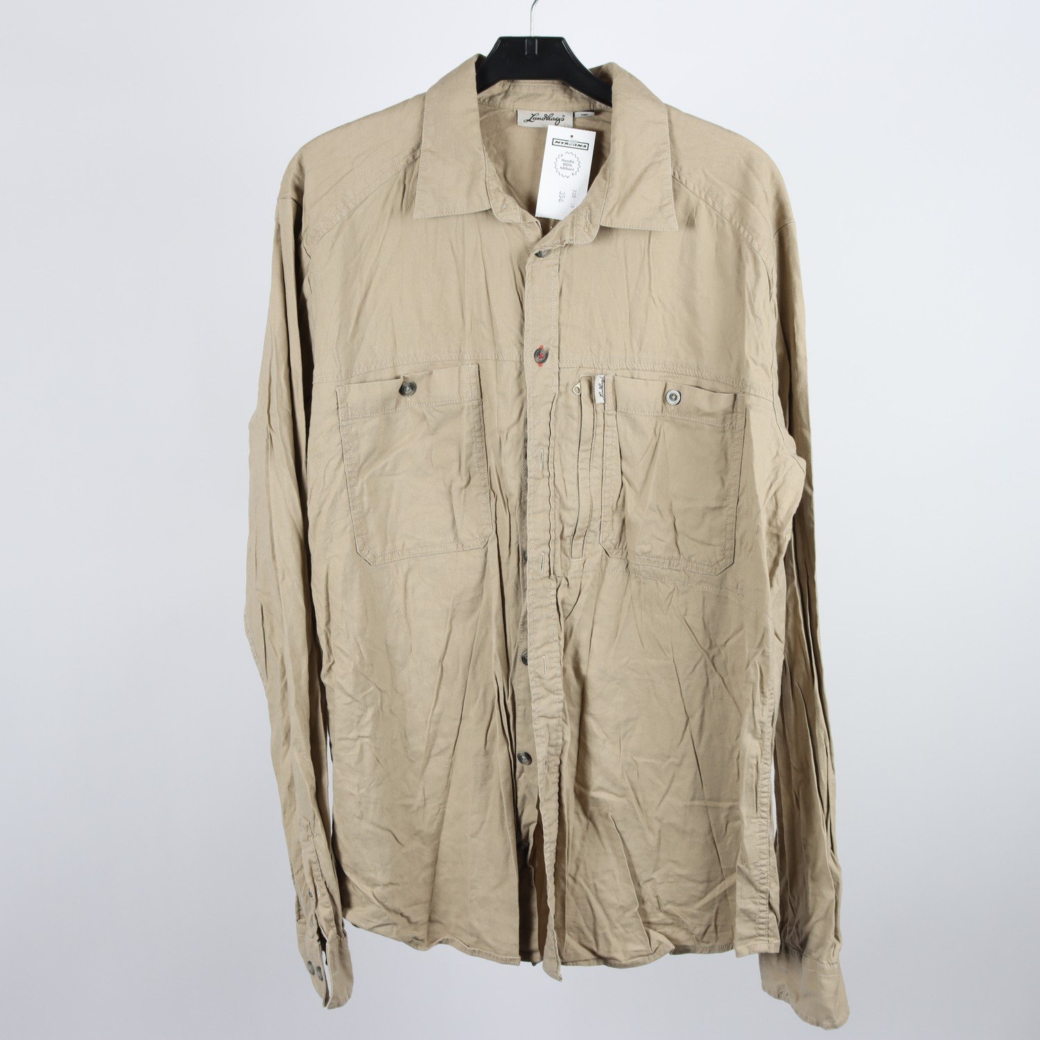 Skjorta, Lundhags, beige, stl. XL.