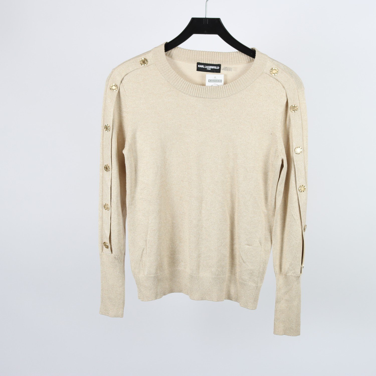 Tröja, Karl Lagerfeld, beige, stl. (S)