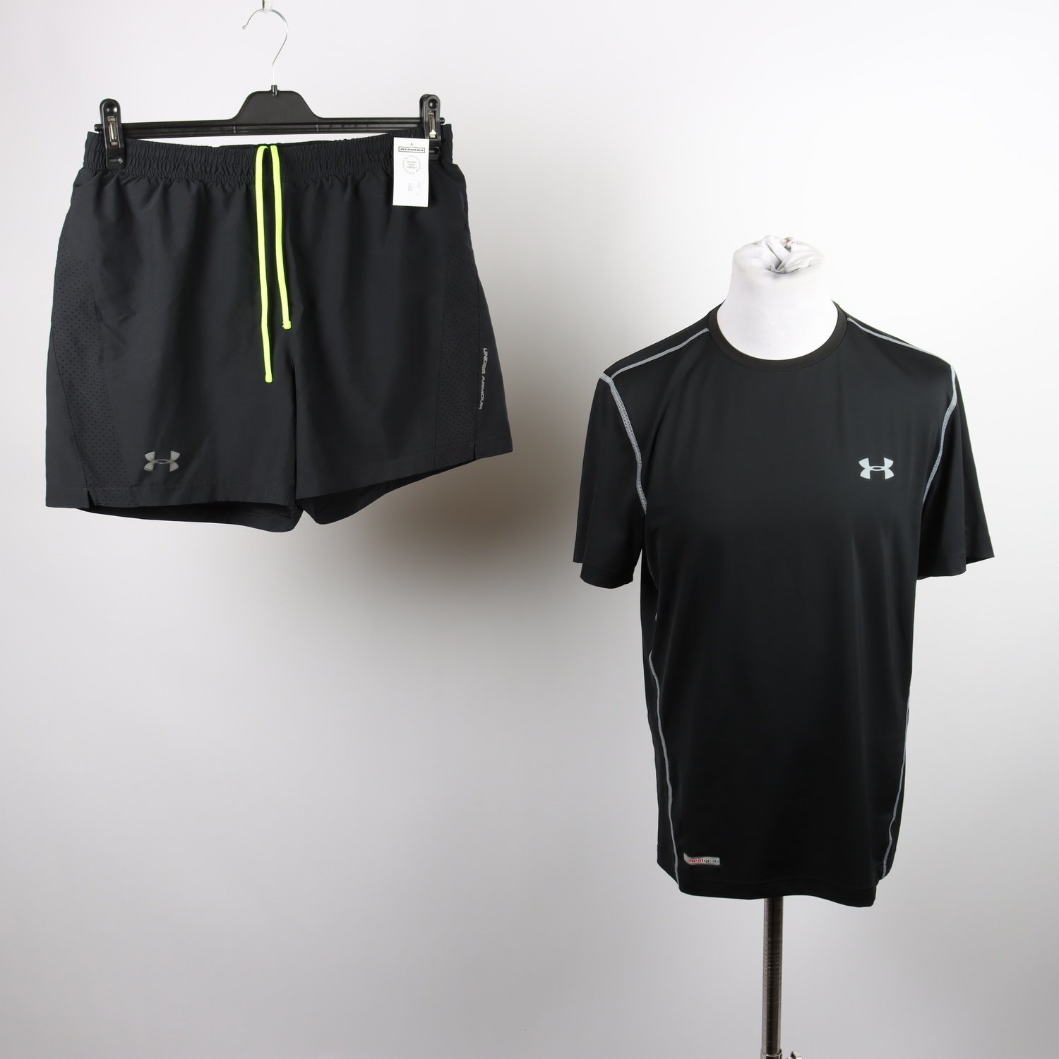 Träningskläder, Under Armour, svart, stl. L.