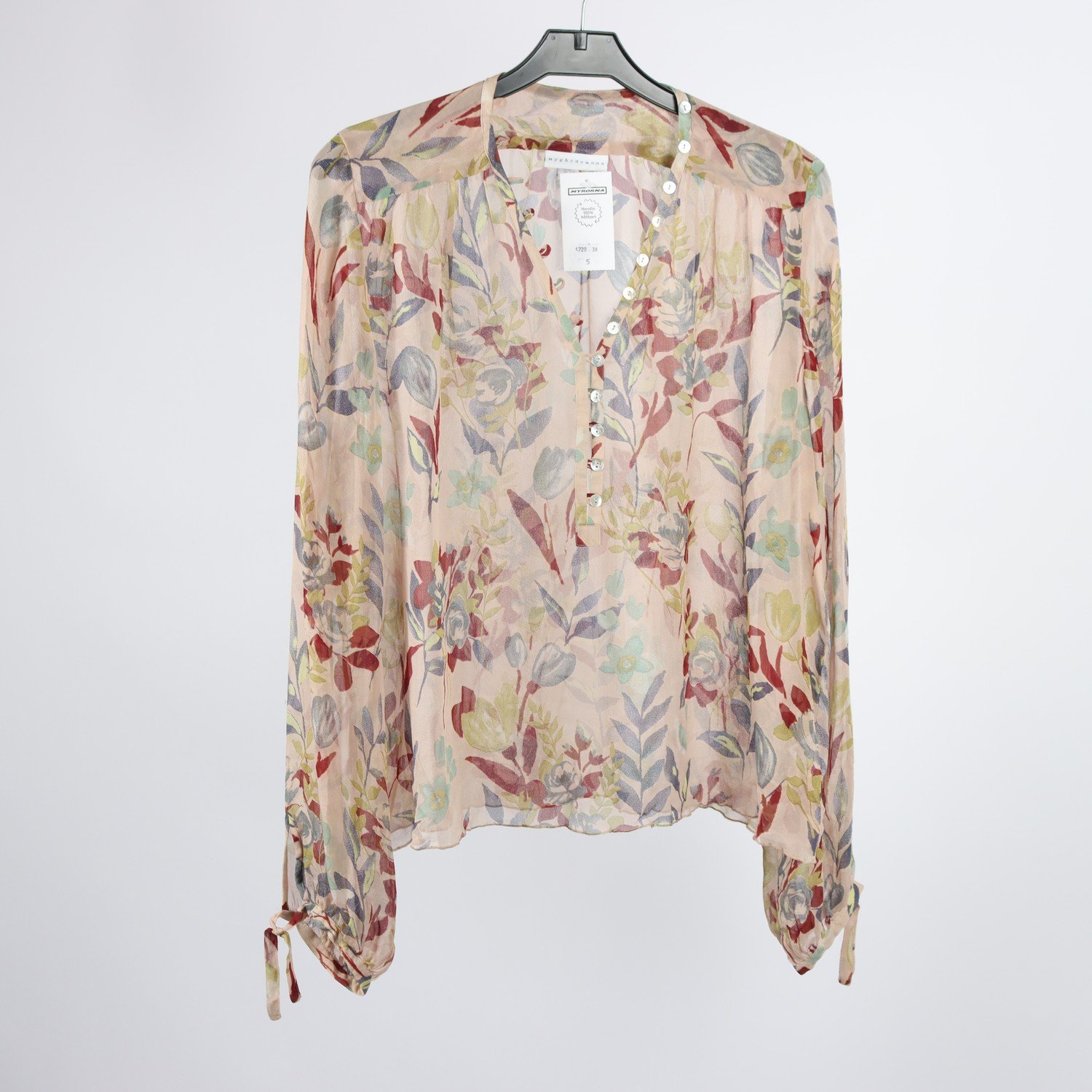 Blus, Nygårdsanna, mönstrad, stl. 42