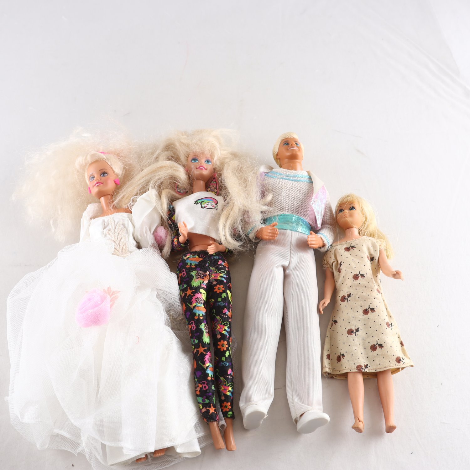 Dockor, Barbie mattel, 4st.