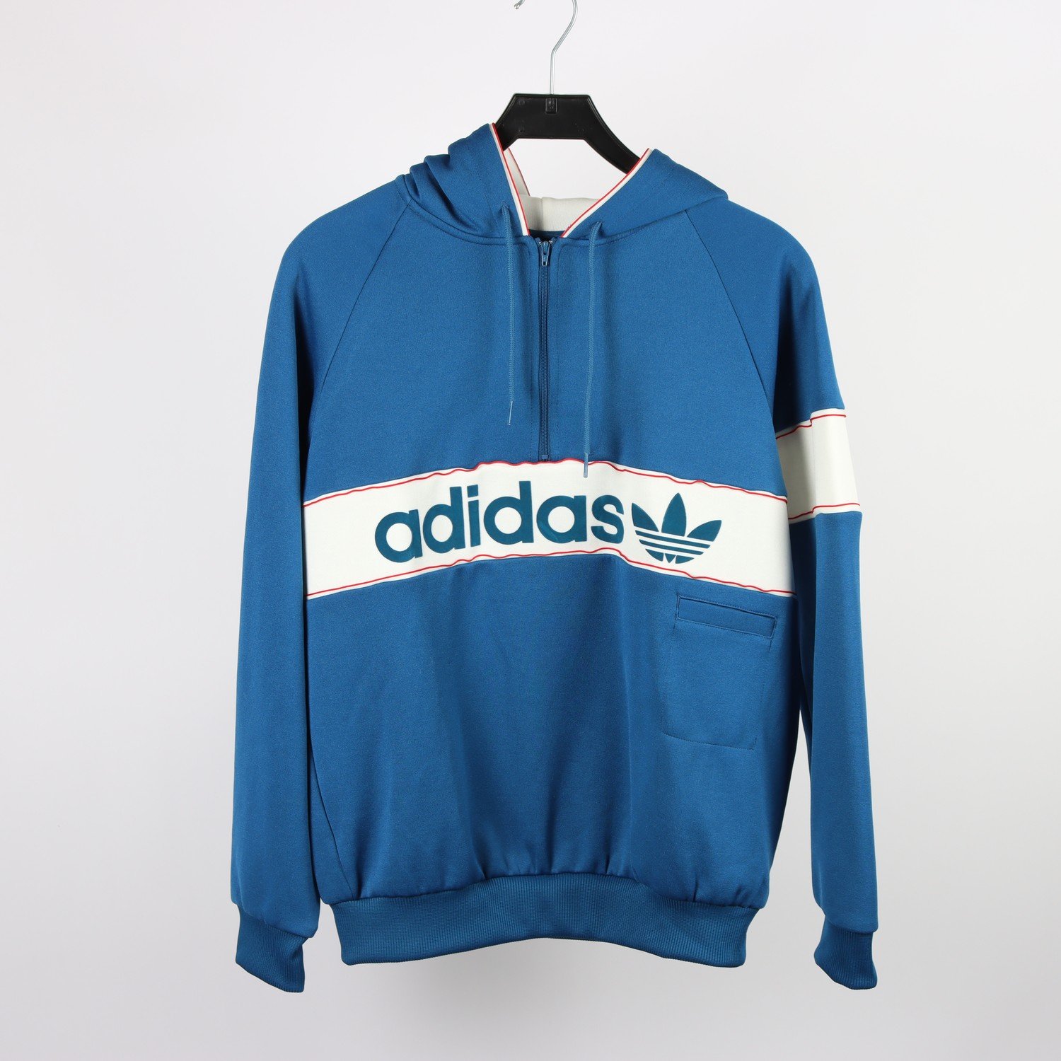Sport Hoodie, Adidas, blå, stl. 44