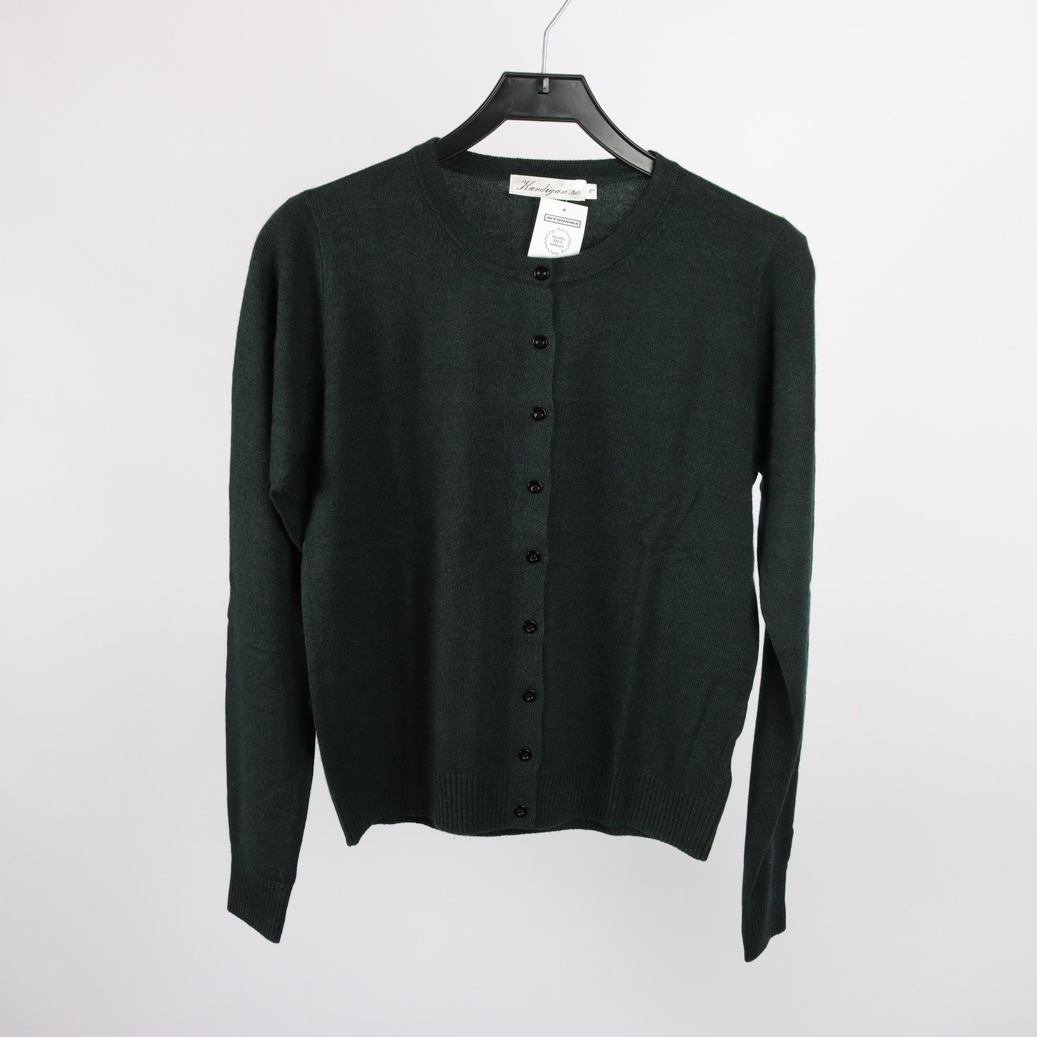 Kofta, Kardigan, grön, silk/cashmere, stl. L